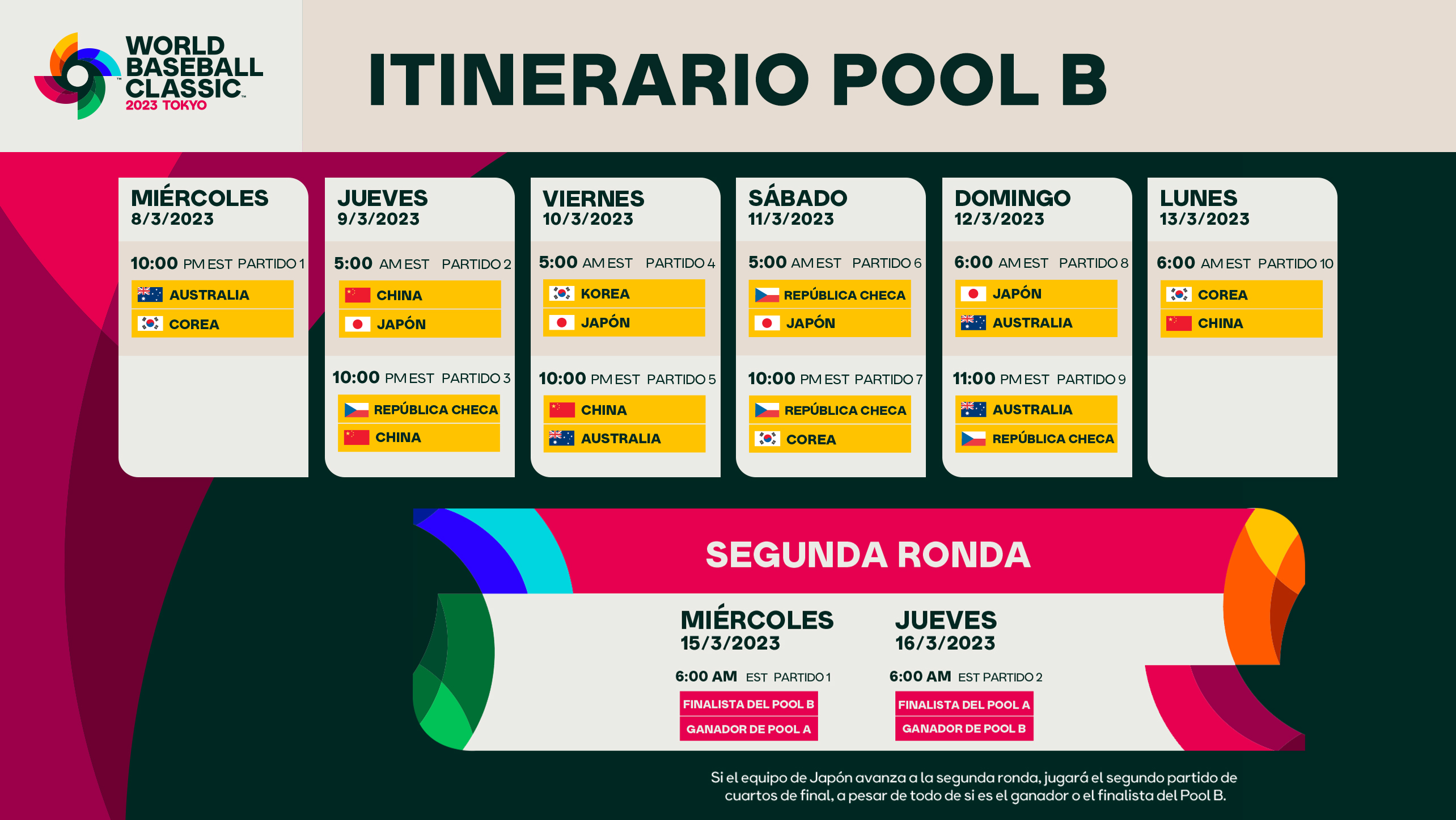 Boletos para el World Baseball Classic