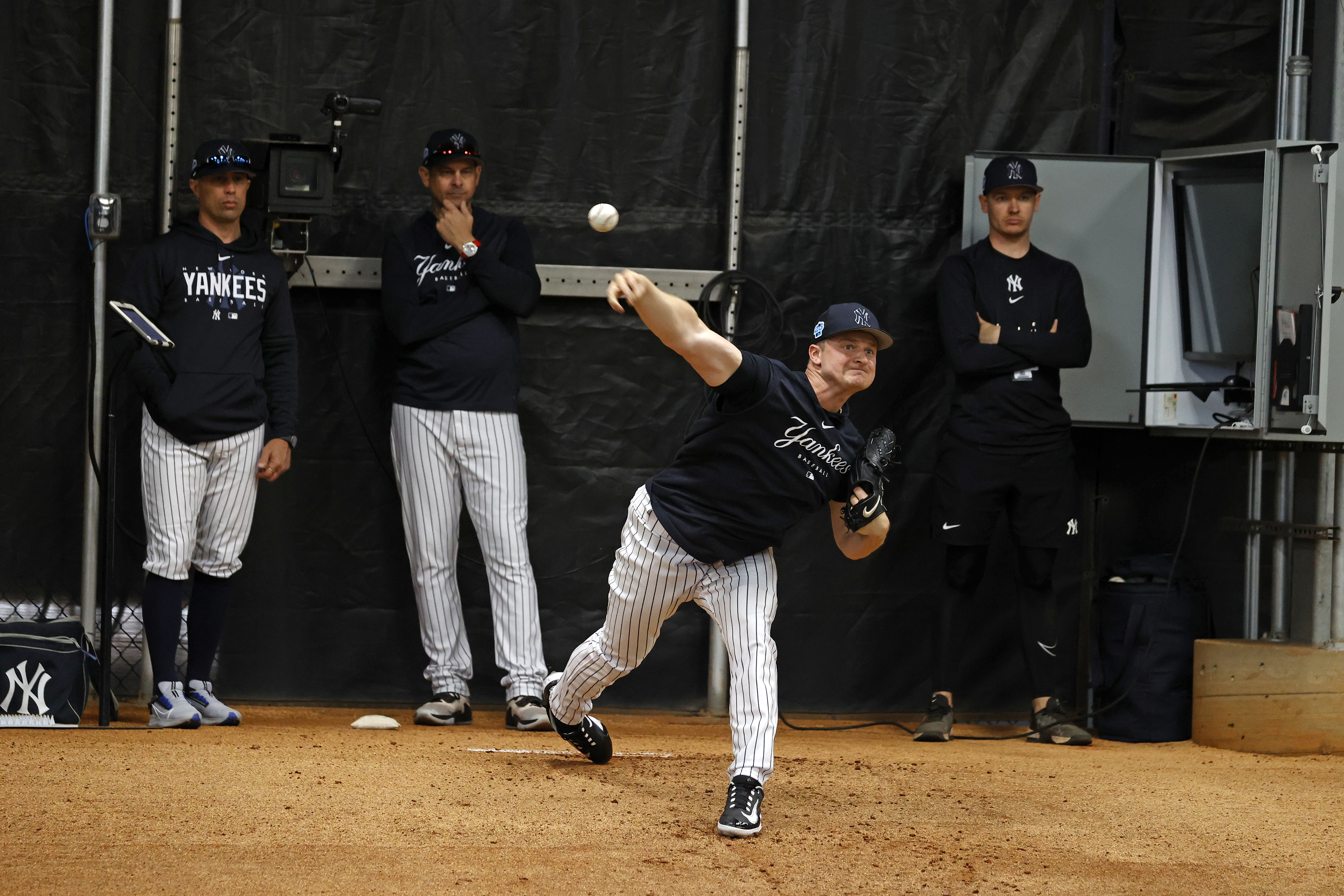 The Georgia native is certainly not afraid of hard work. Schmidt uses everything he can to improve, including his own failures. “I don’t see it as a failure if you learn from it,” he says, pointing out that the struggles he had in April and in the 2022 postseason helped him become a better pitcher. (Photo Credit: New York Yankees)
