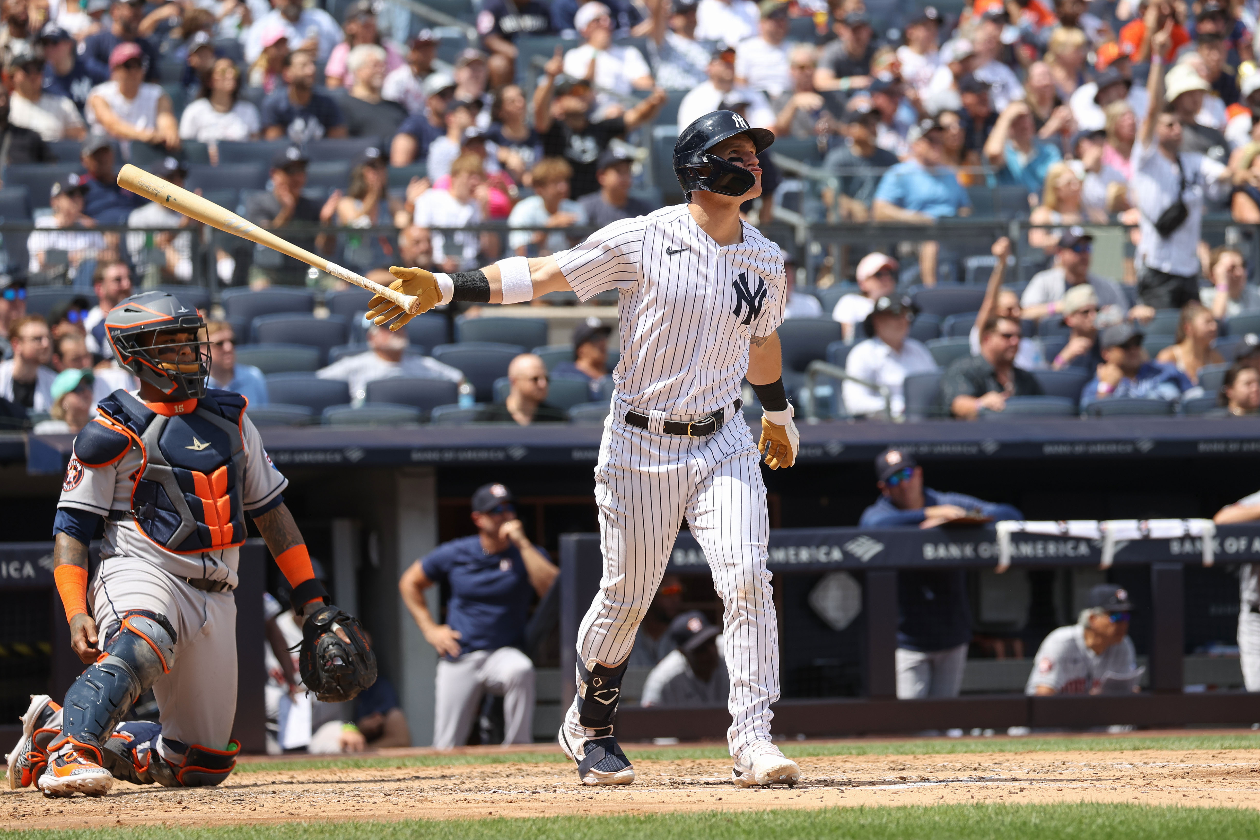 The California native knows that he doesn’t have the star profile of fellow Golden Staters Aaron Judge or Giancarlo Stanton, but Jake Bauers is perfectly fine with that. Having scratched and clawed his way to a spot on a big-league roster, he knows that there are benefits to flying a bit under the radar, and that the surest way to major league success is to be himself. (Photo Credit: New York Yankees)