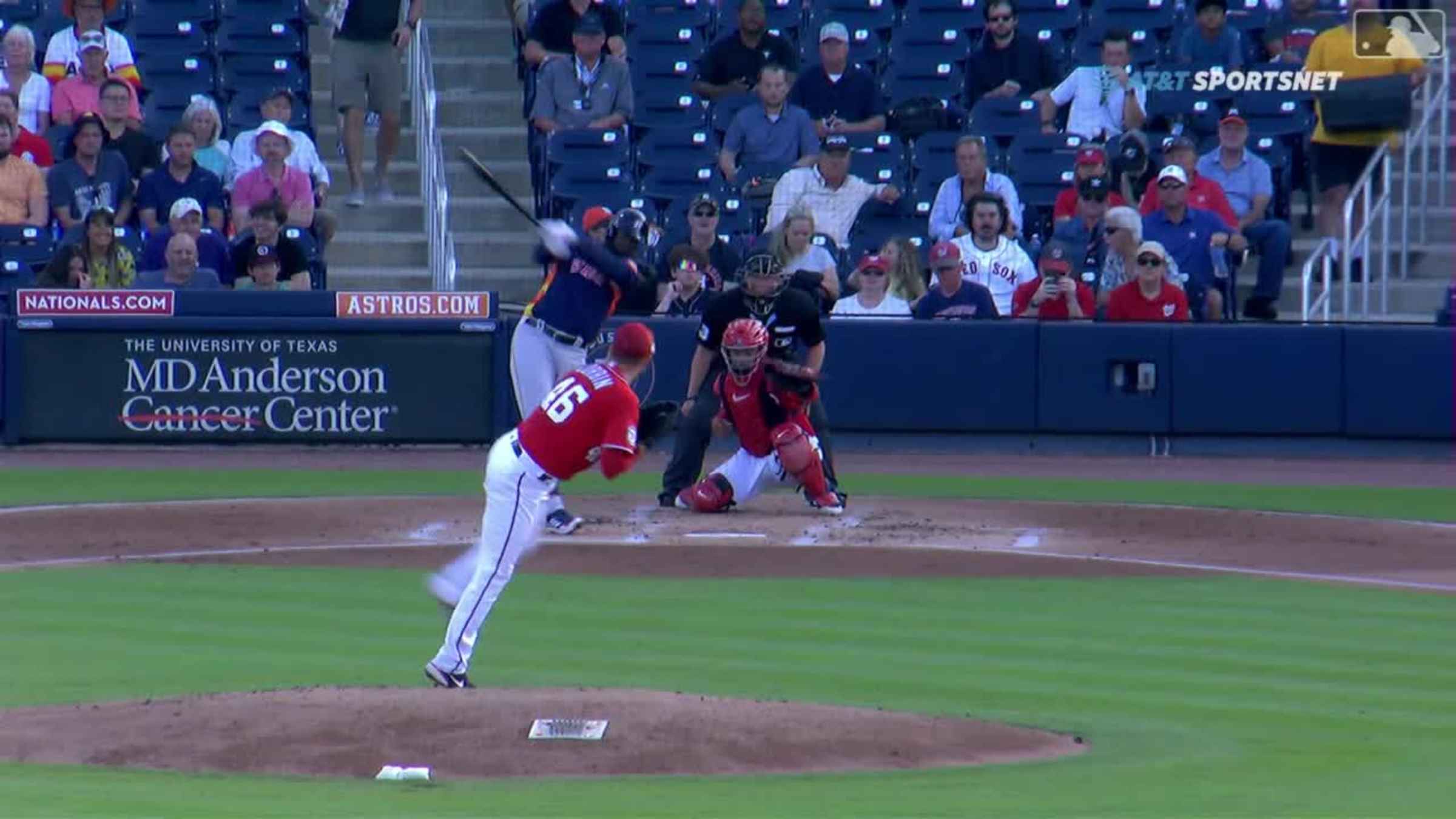 Yordan Álvarez's RBI double, 07/22/2023