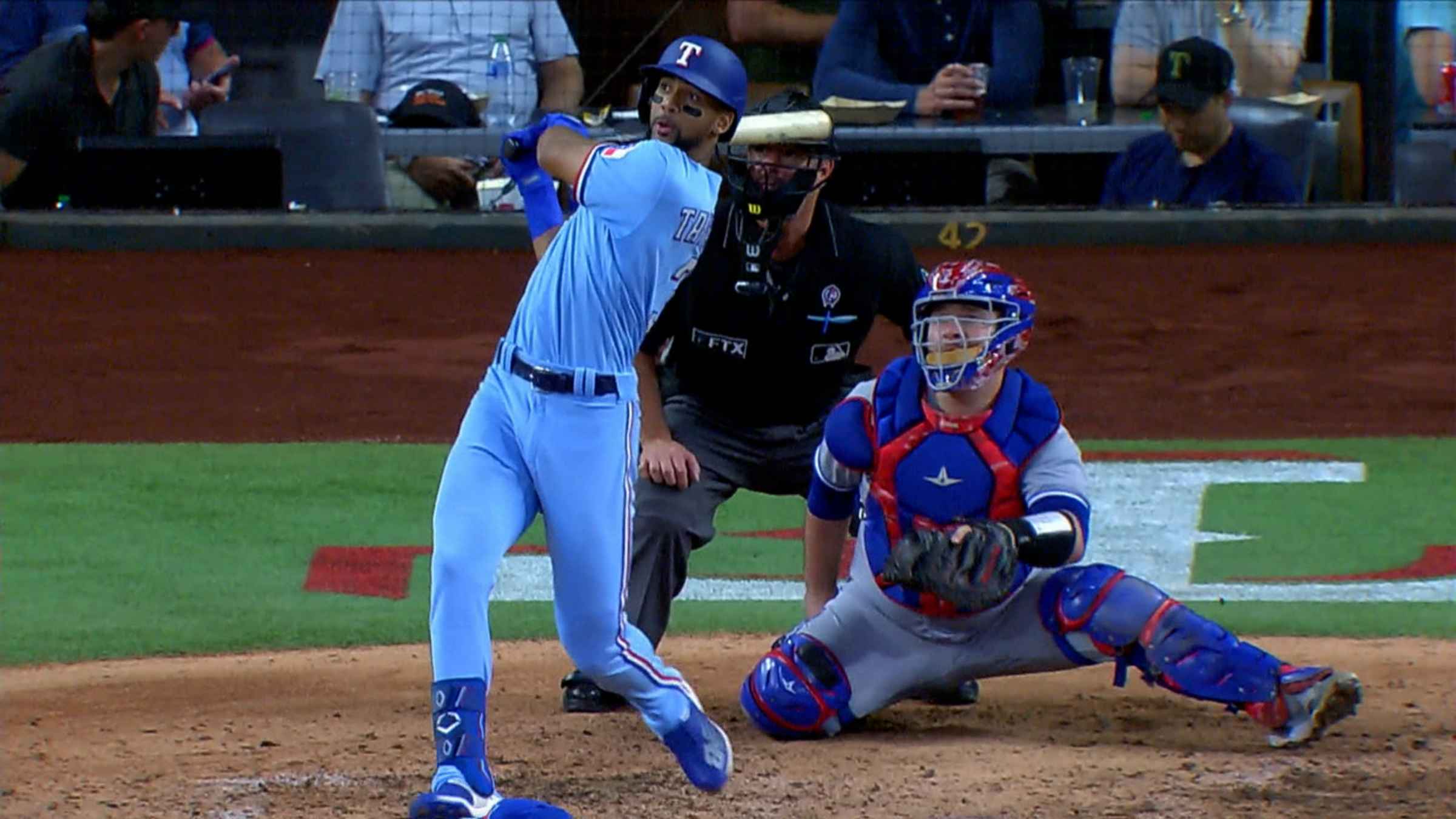 Leody Taveras' two-run homer, 07/15/2022