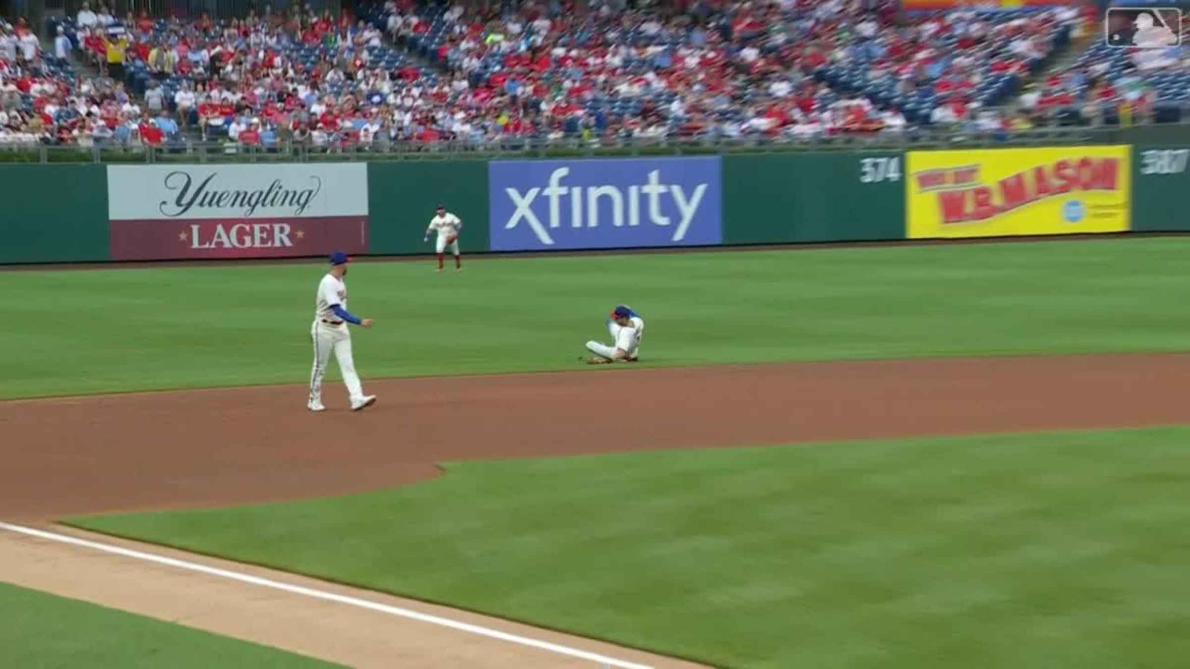 Trea Turner's sliding stop, 06/22/2023