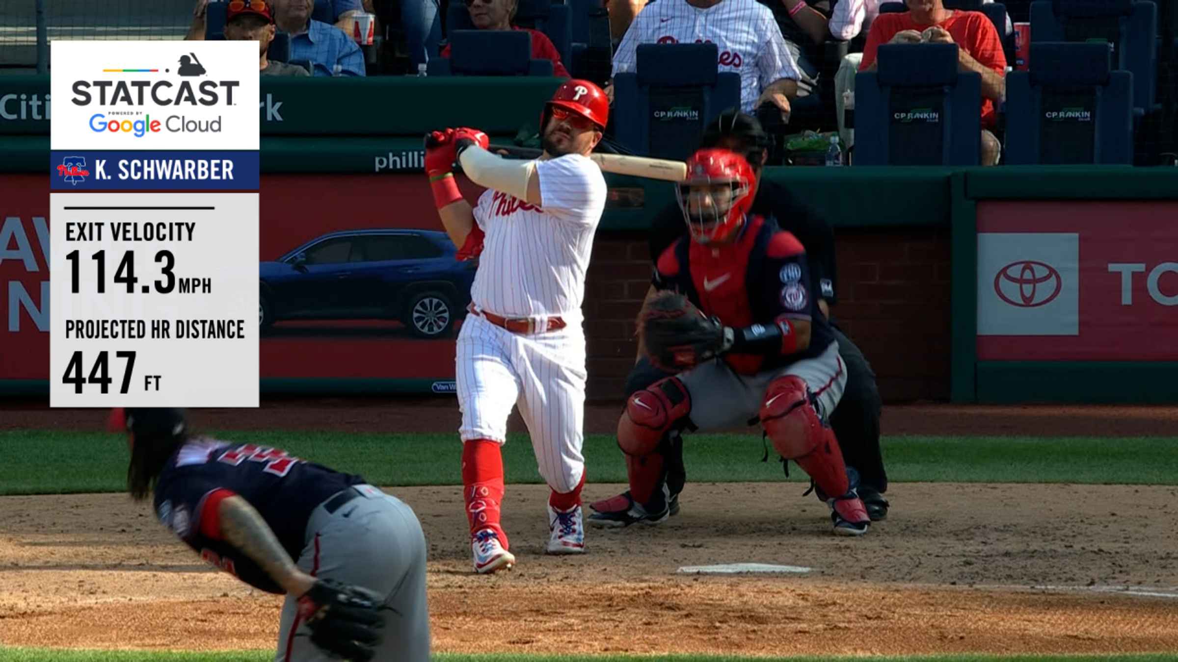 Kyle Schwarber's 40th home run, 09/04/2023