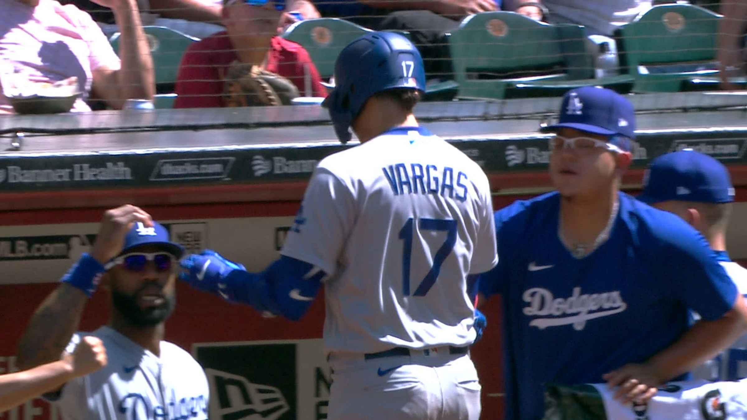 Dodger Blue on X: Miguel Vargas joined J.D. Martinez for an