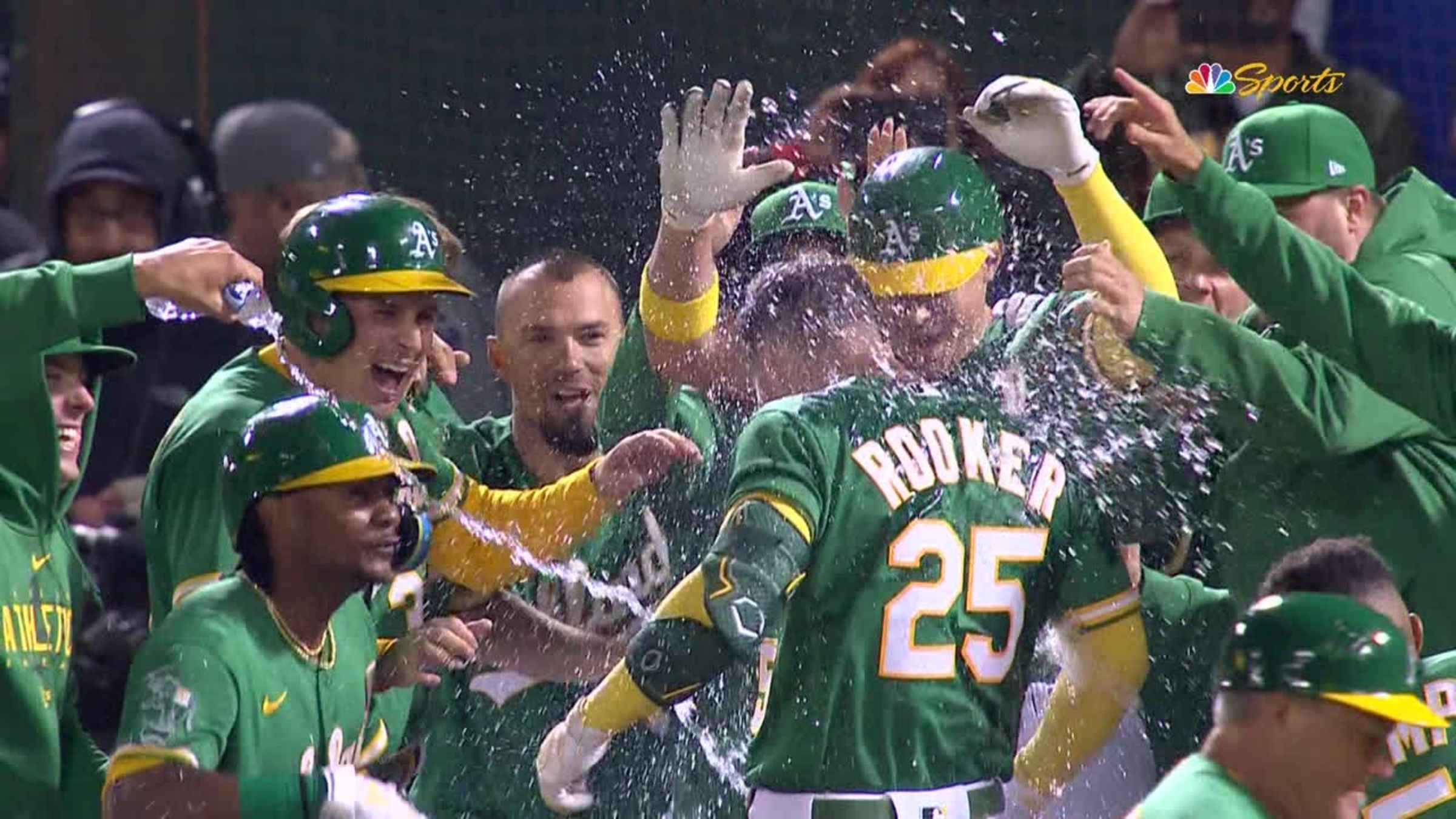 Brent Rooker's walk-off homer lifts A's over Rangers