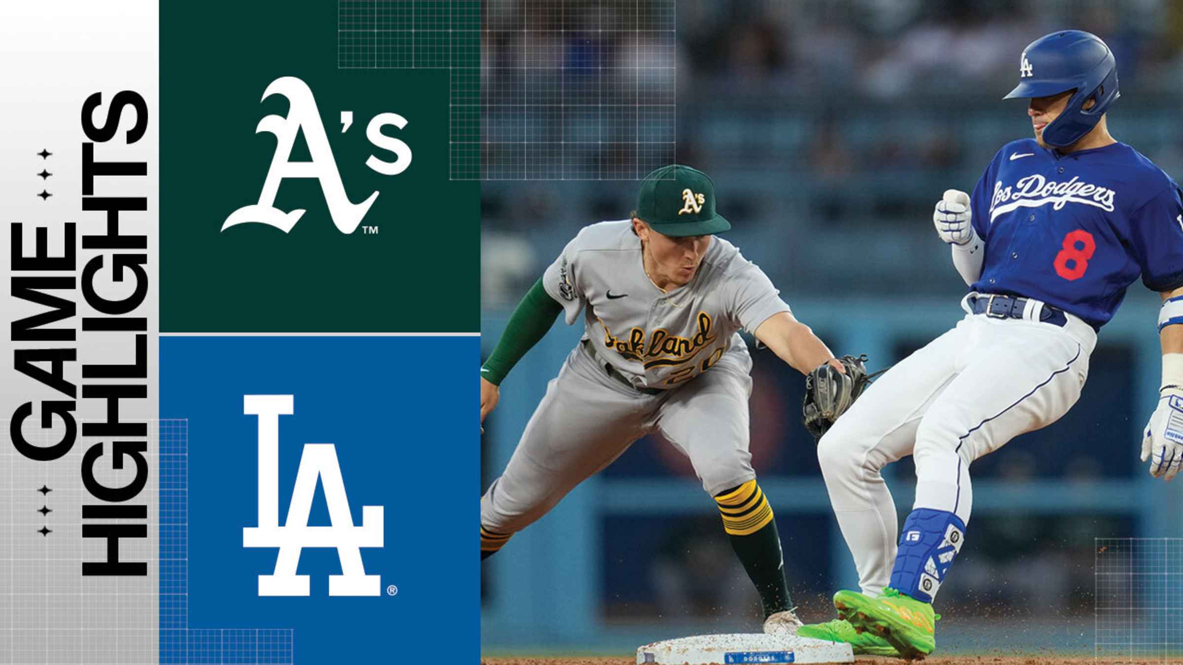 Celebrities at Los Angeles Dodgers game. The Oakland Athletics vs