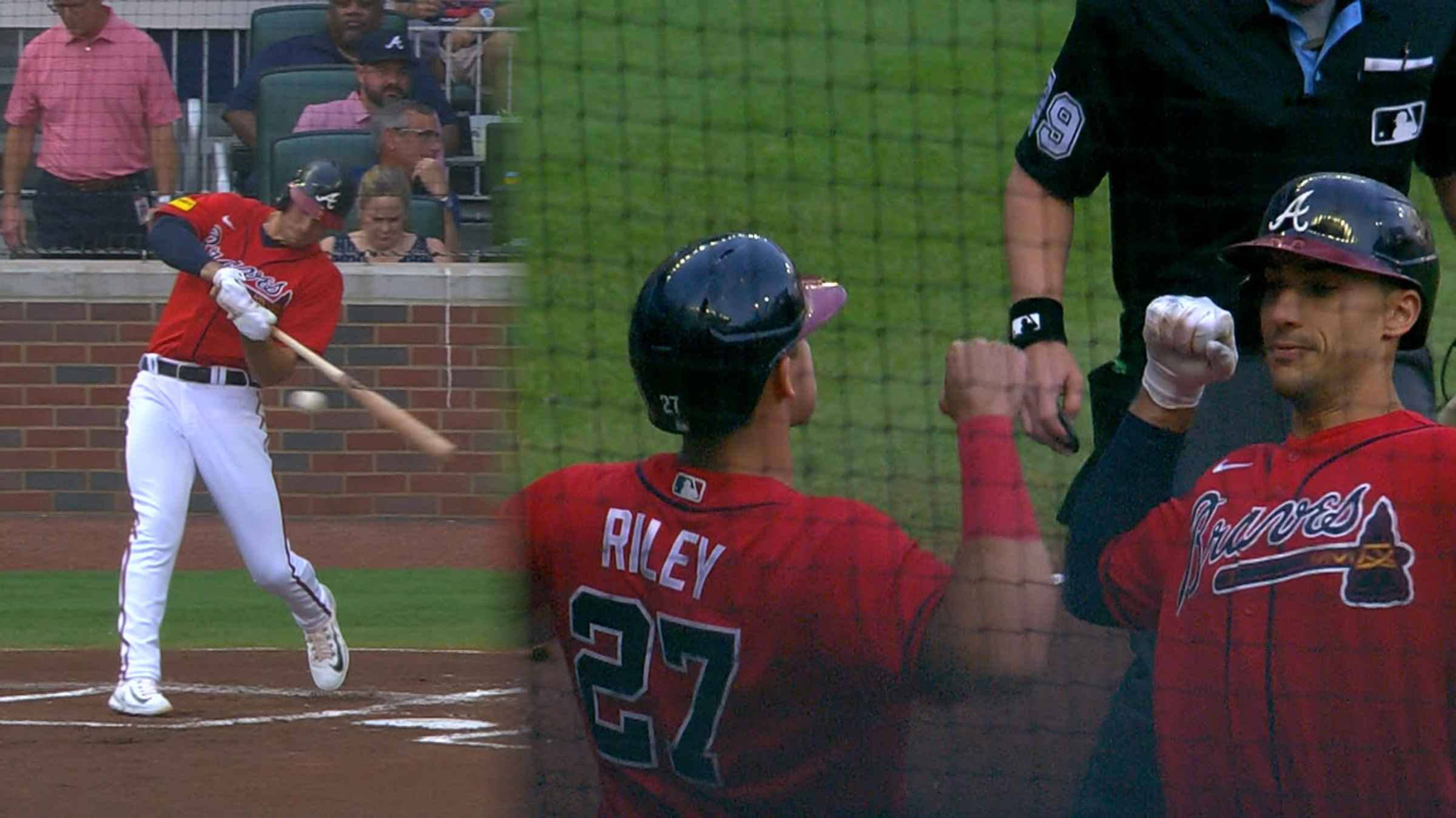 Matt Olson's two-run homer (25), 08/16/2022