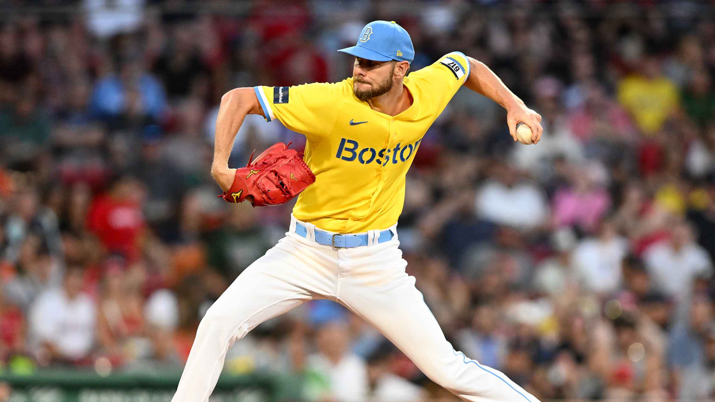 Why do the Red Sox wear yellow jerseys?