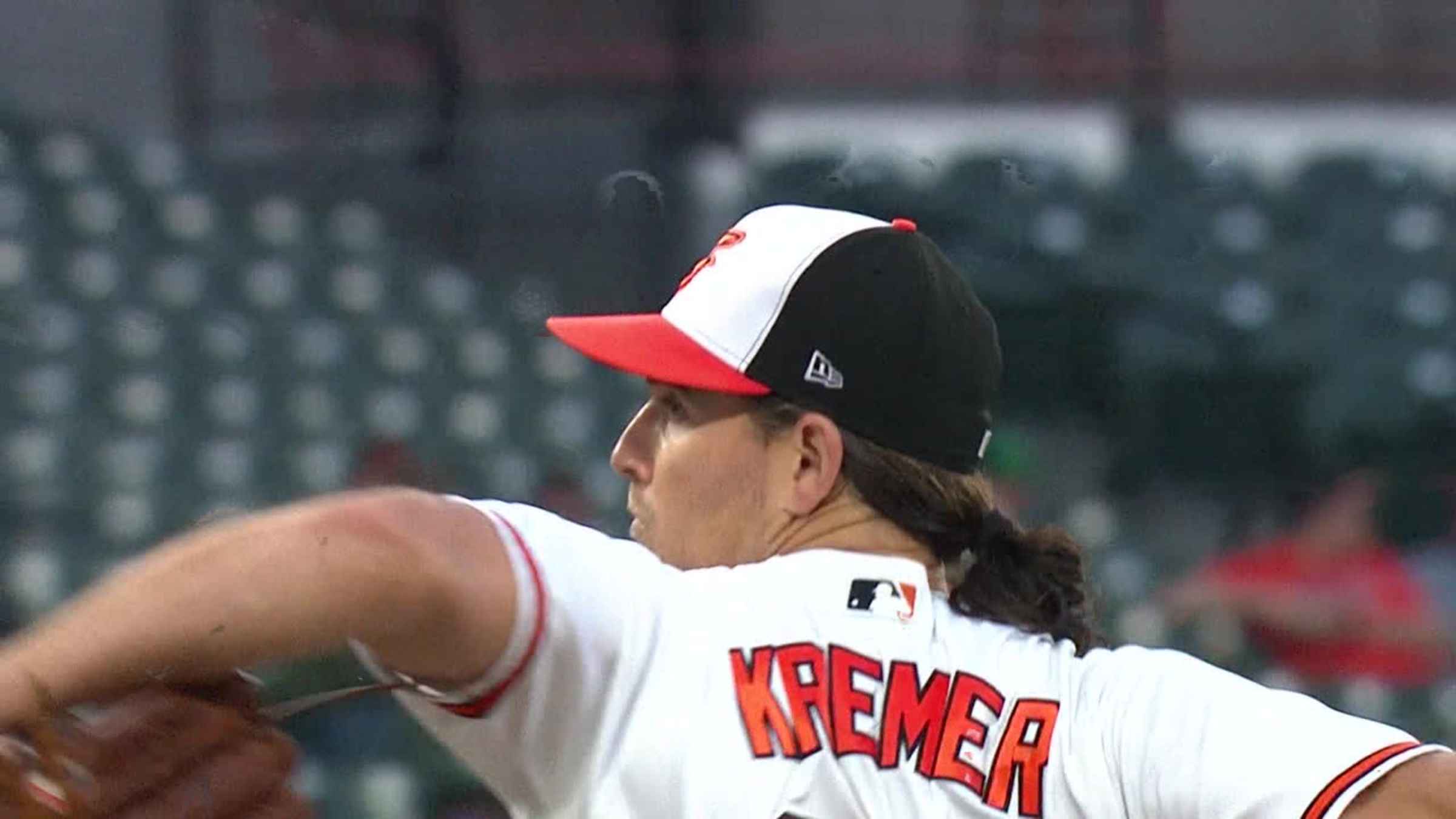 Dean Kremer strikes out five, 08/10/2023