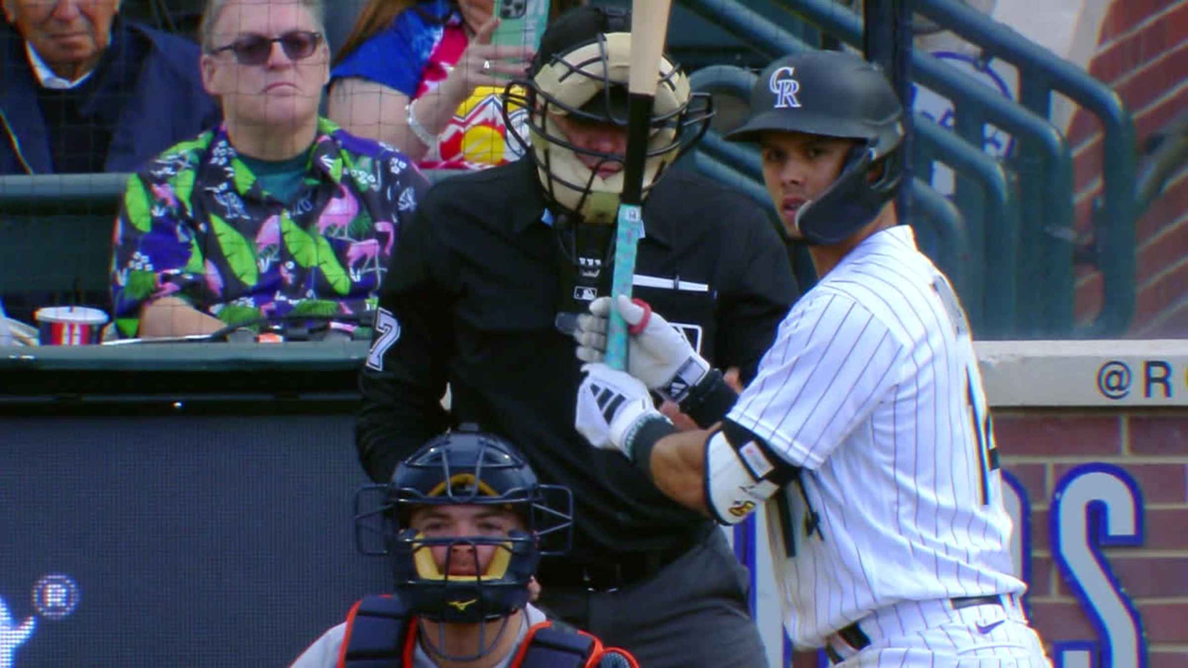 Colorado Rockies on X: Home plate: 1 Sunglasses: 0