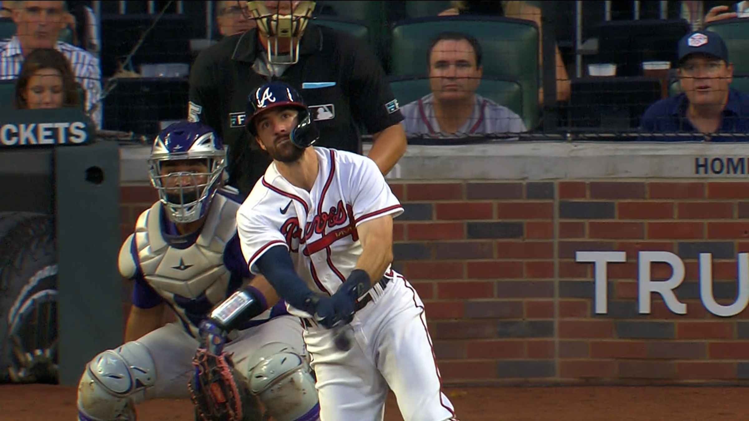 Dansby Swanson's RBI double, 04/12/2022