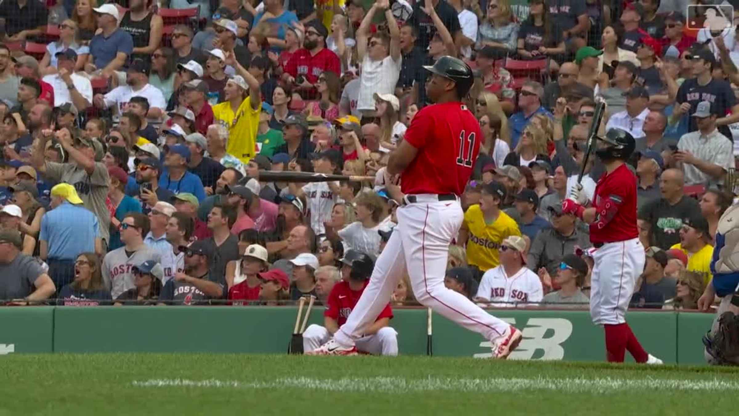 Rafael Devers' three-run HR (5), 04/12/2023