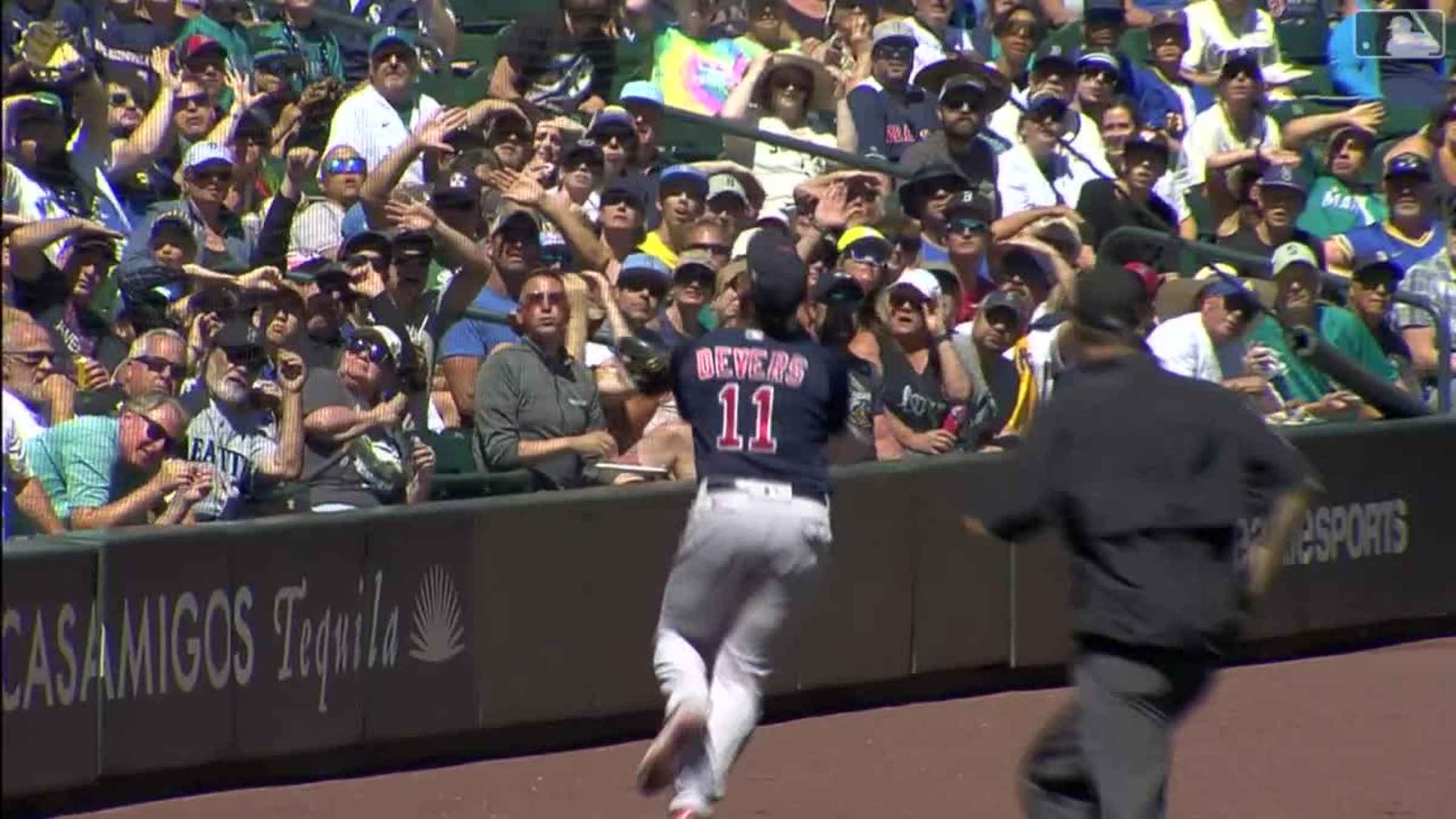 Rafael Devers' great grab, 08/02/2023