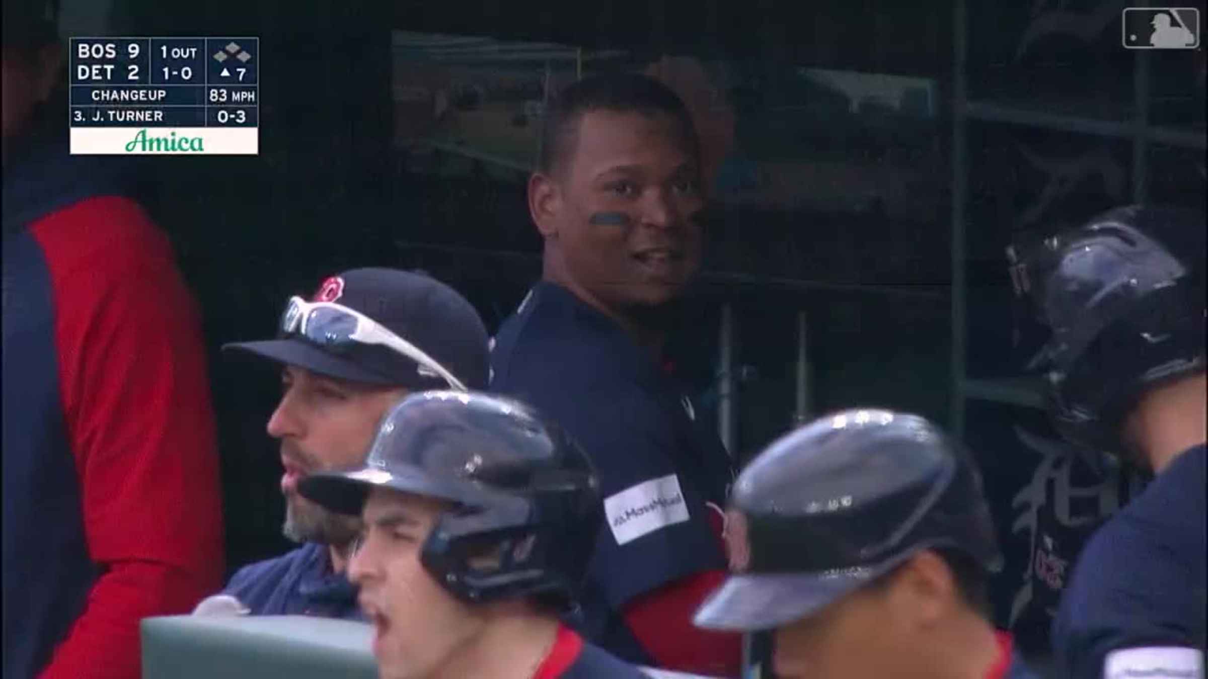 Rafael Devers' great grab, 08/02/2023