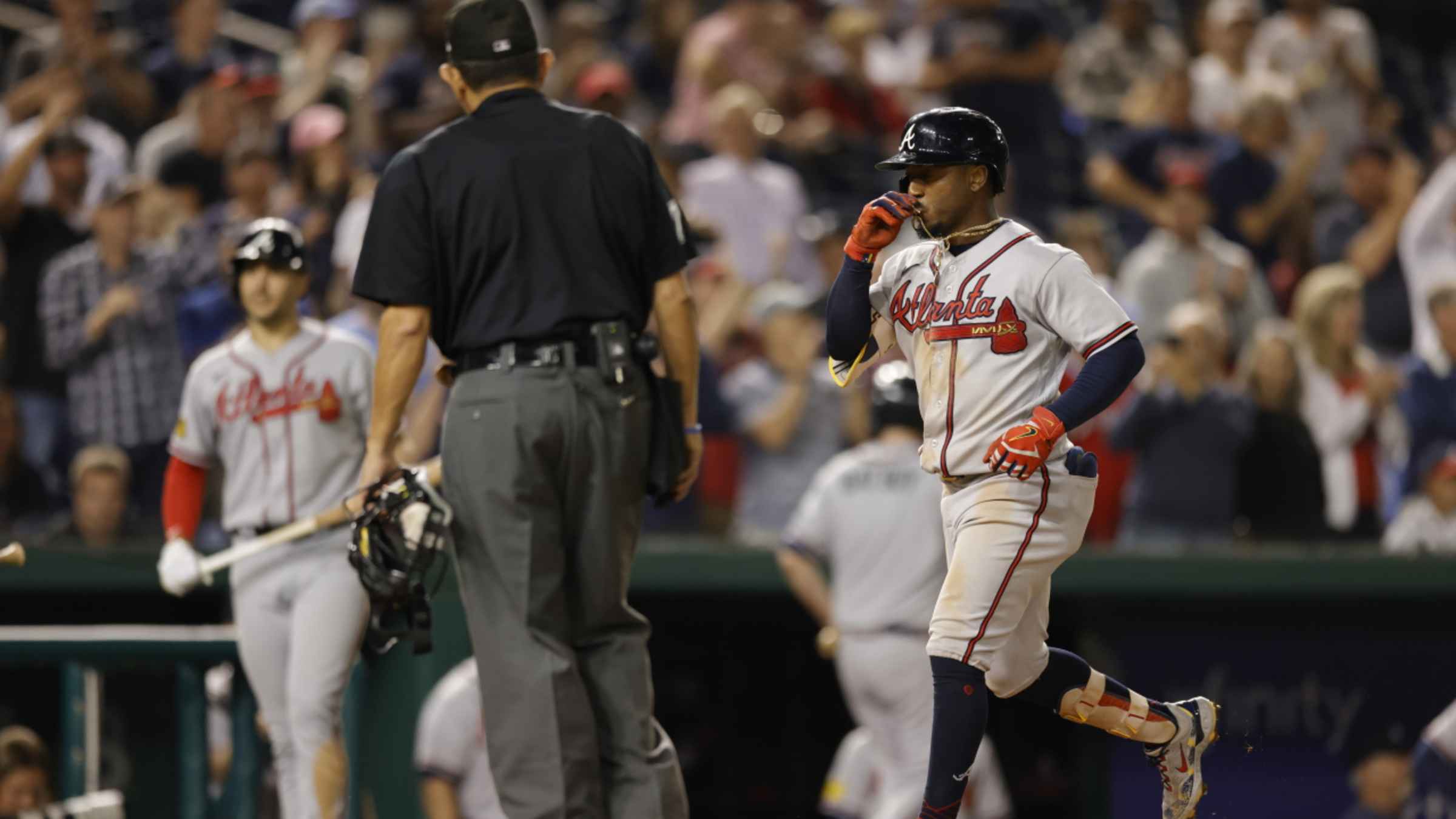 Braves 2B Ozzie Albies takes important step towards return from hamstring  injury