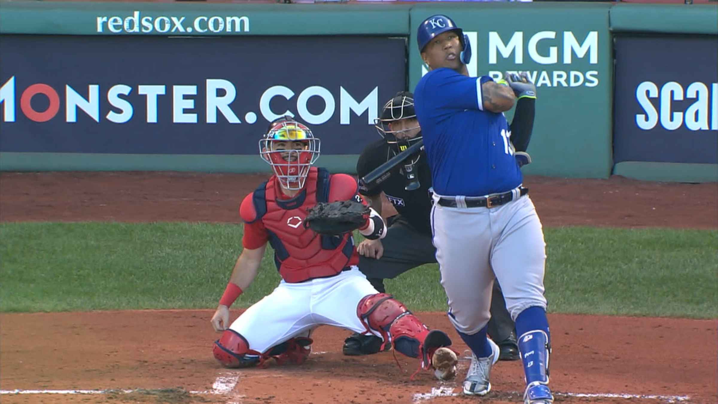 Sal Perez grand slam, KC Royals-Red Sox game recap, box score