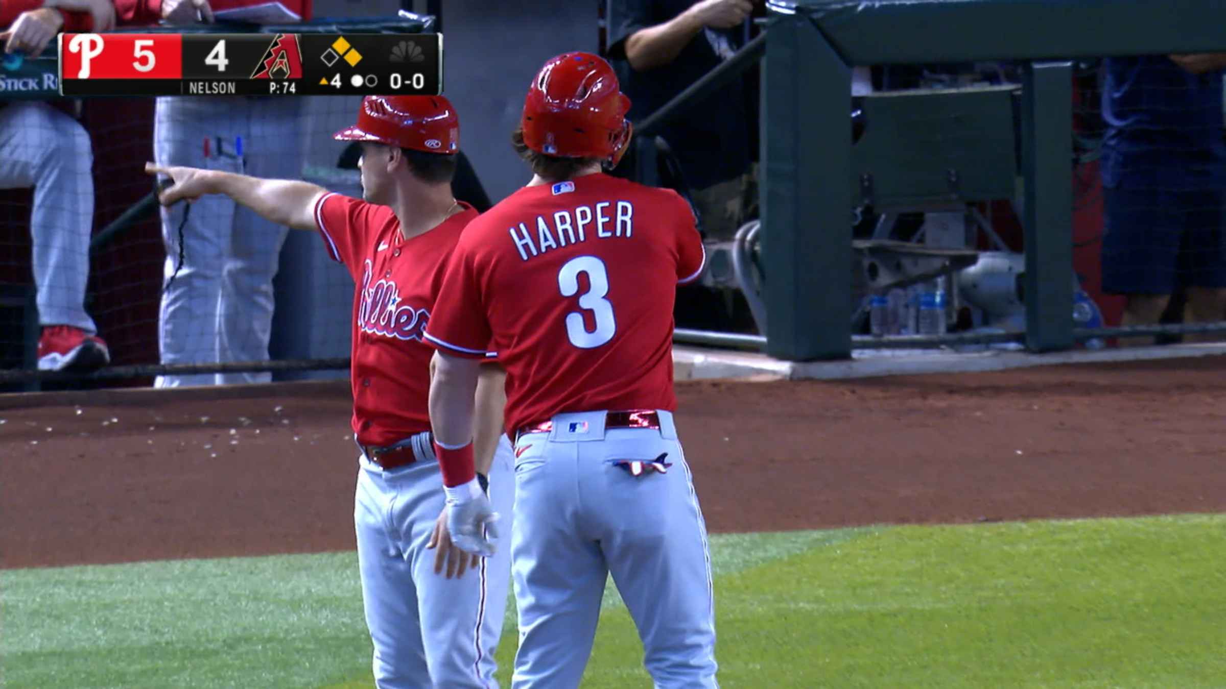 Bryce Harper's RBI single, 06/11/2023