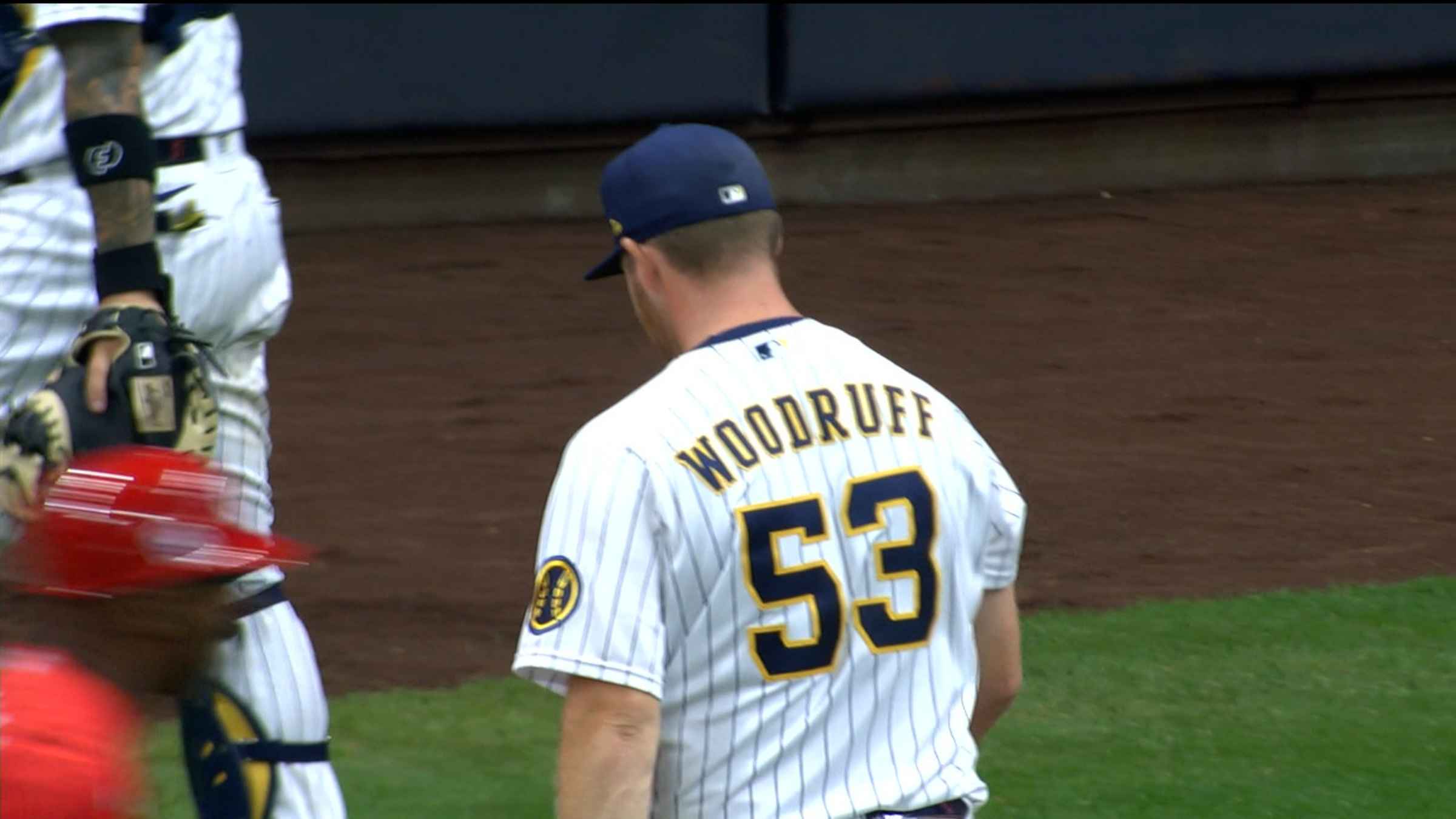 Brandon Woodruff not happy after rough start vs. Reds