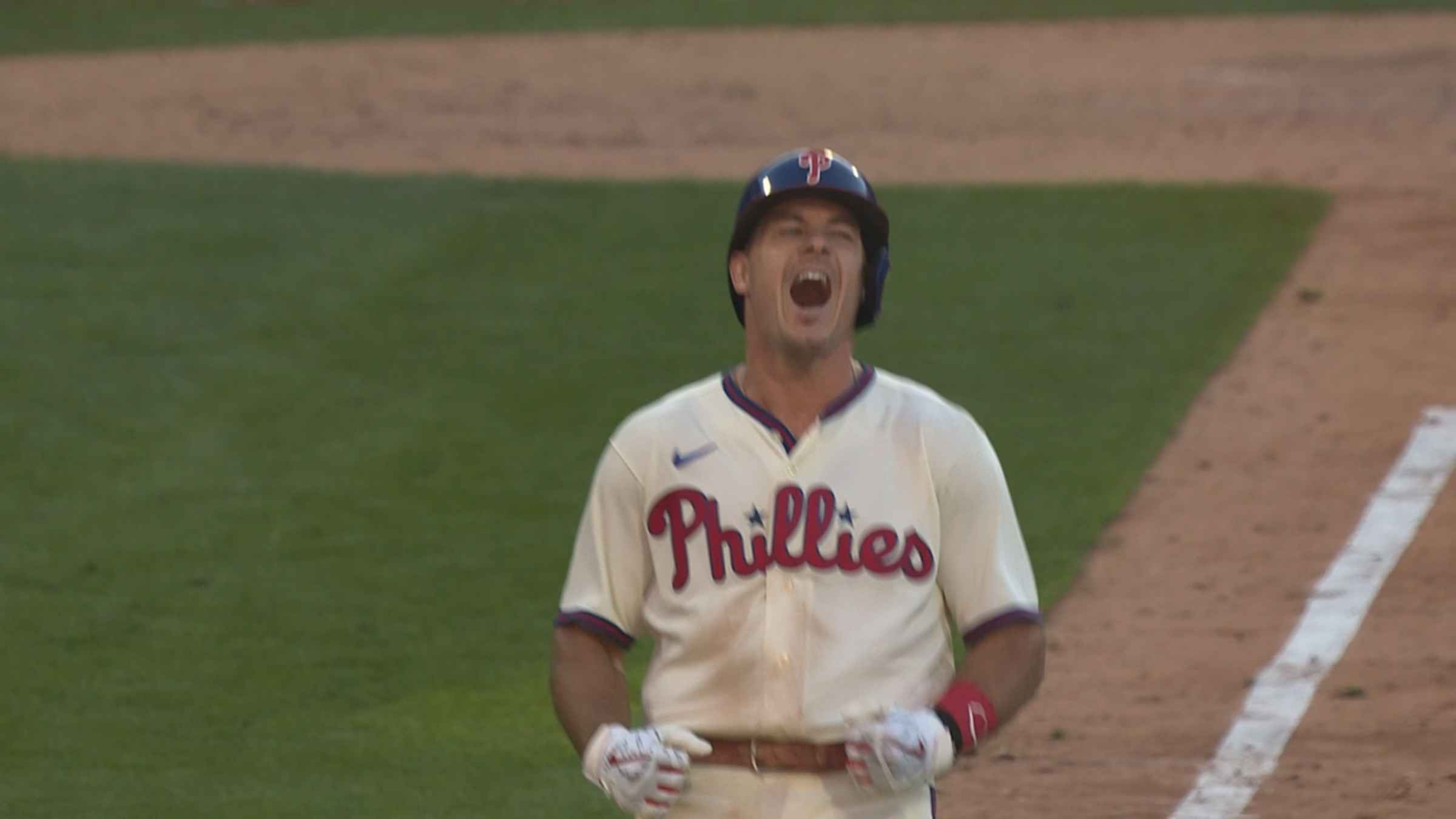 Kyle Schwarber Philadelphia Phillies Alternate Cream Baseball