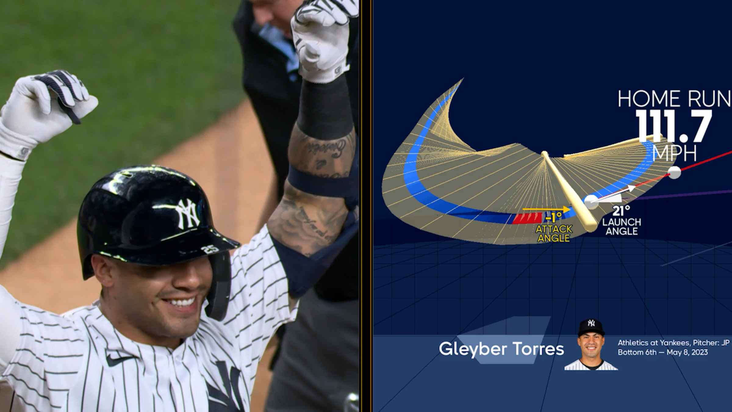 Gleyber Torres' two-run homer (8), 05/24/2023