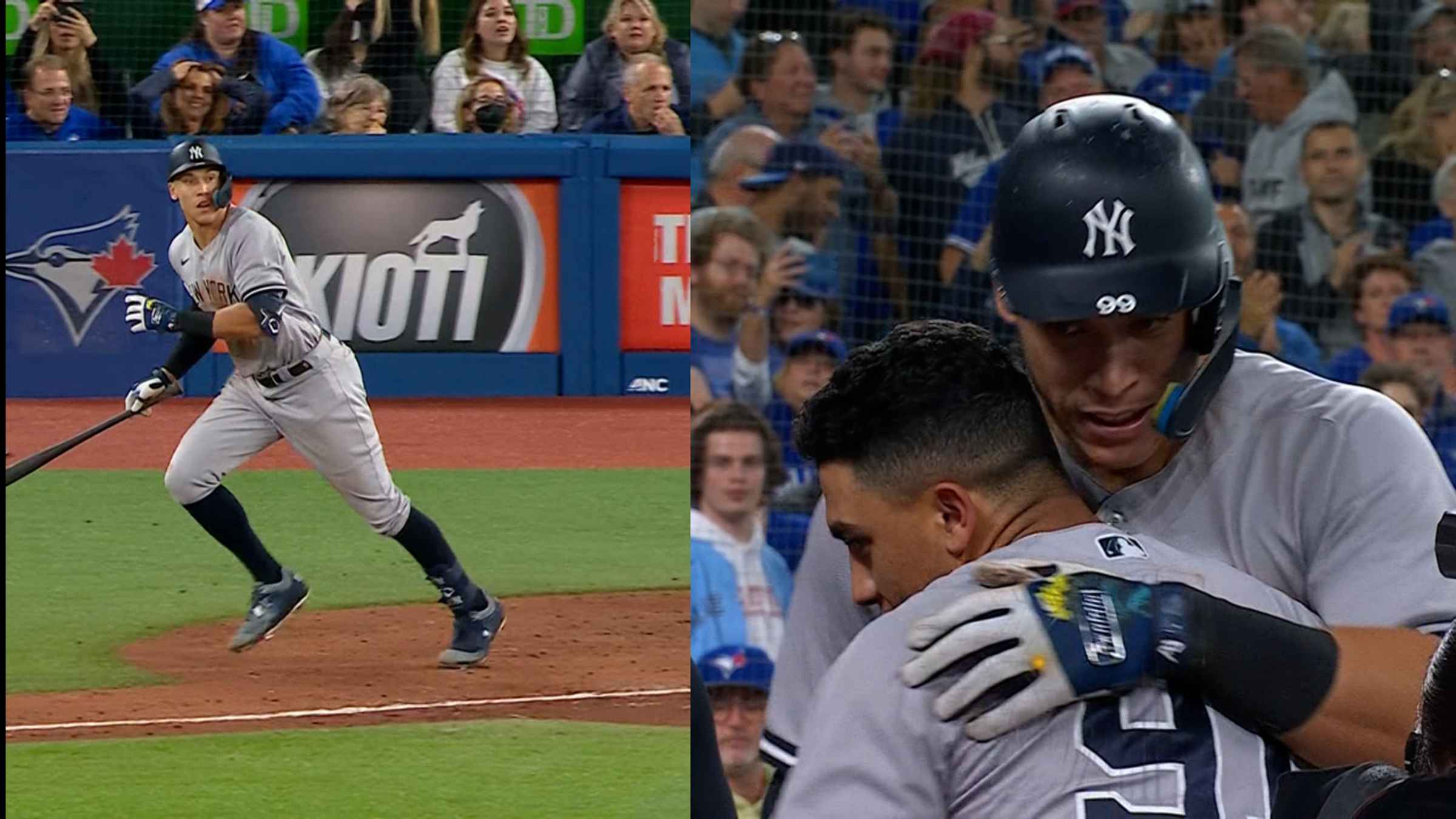 Aaron Judge Hits 61st Home Run to Tie Roger Maris' Record