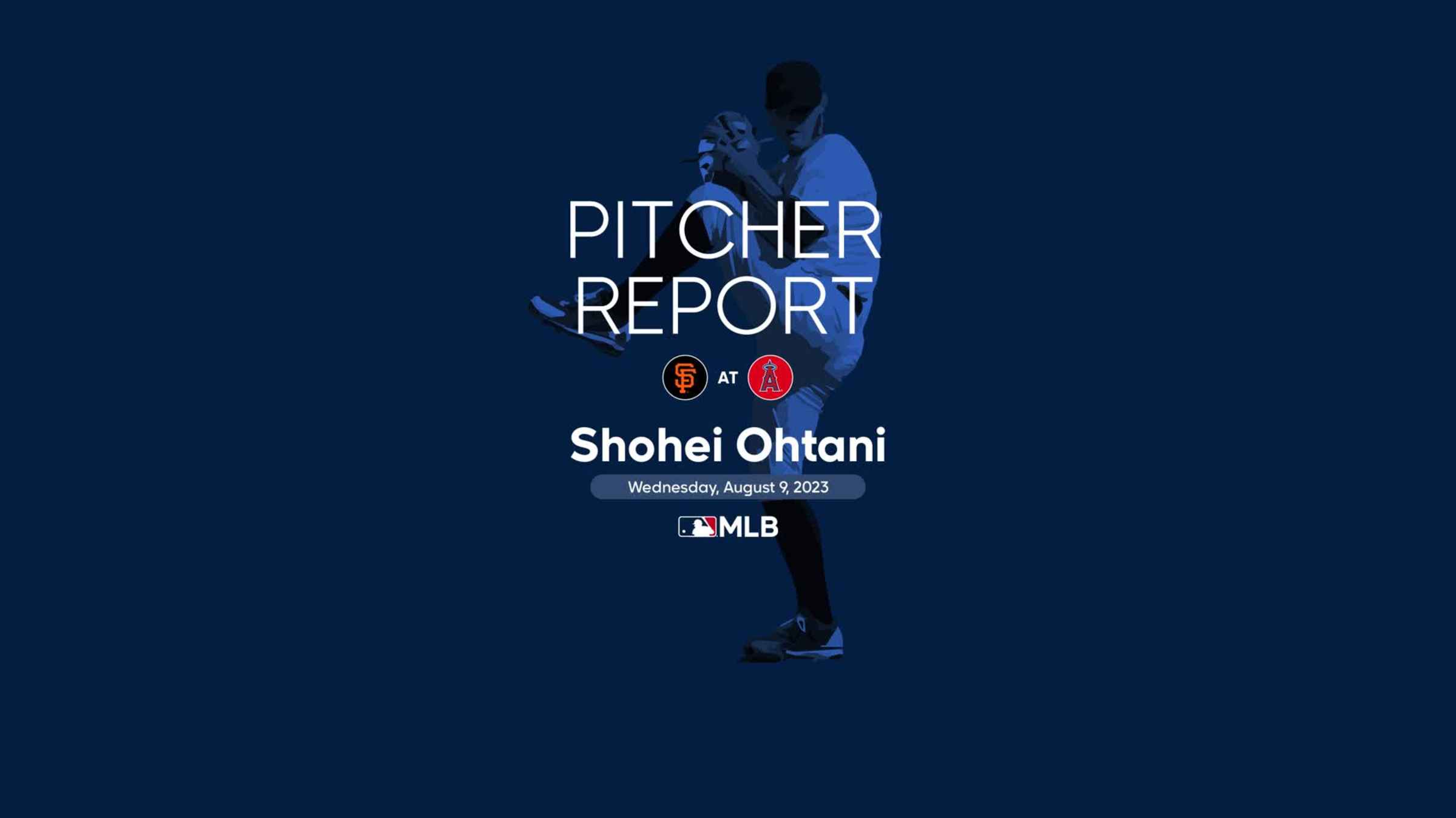Shohei Ohtani K's 5 Giants, 08/09/2023