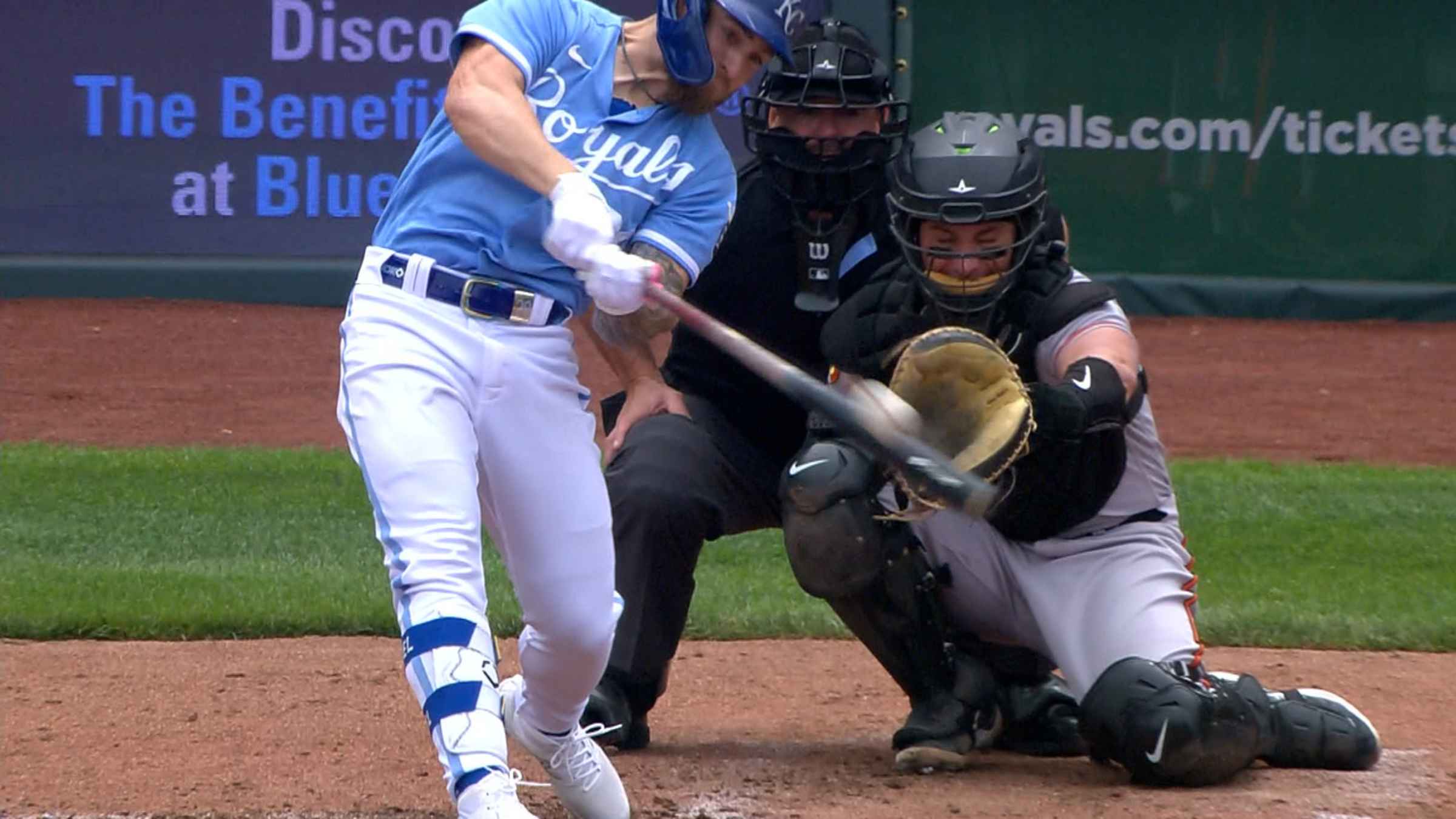 Royals Daily on X: Kyle Isbel hits his first HR of the season