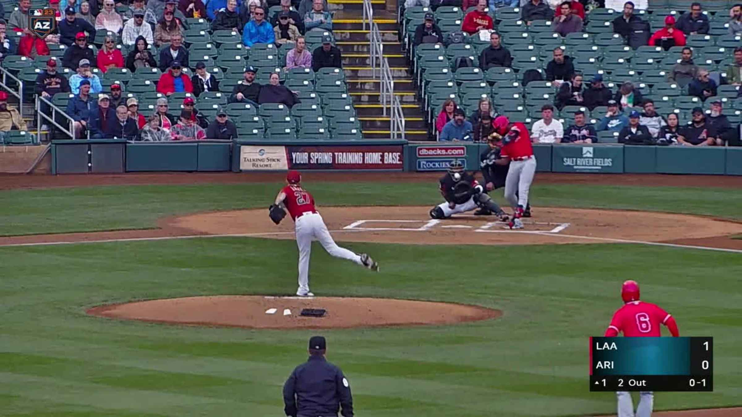 Jo Adell's 2-run home run, 03/18/2022