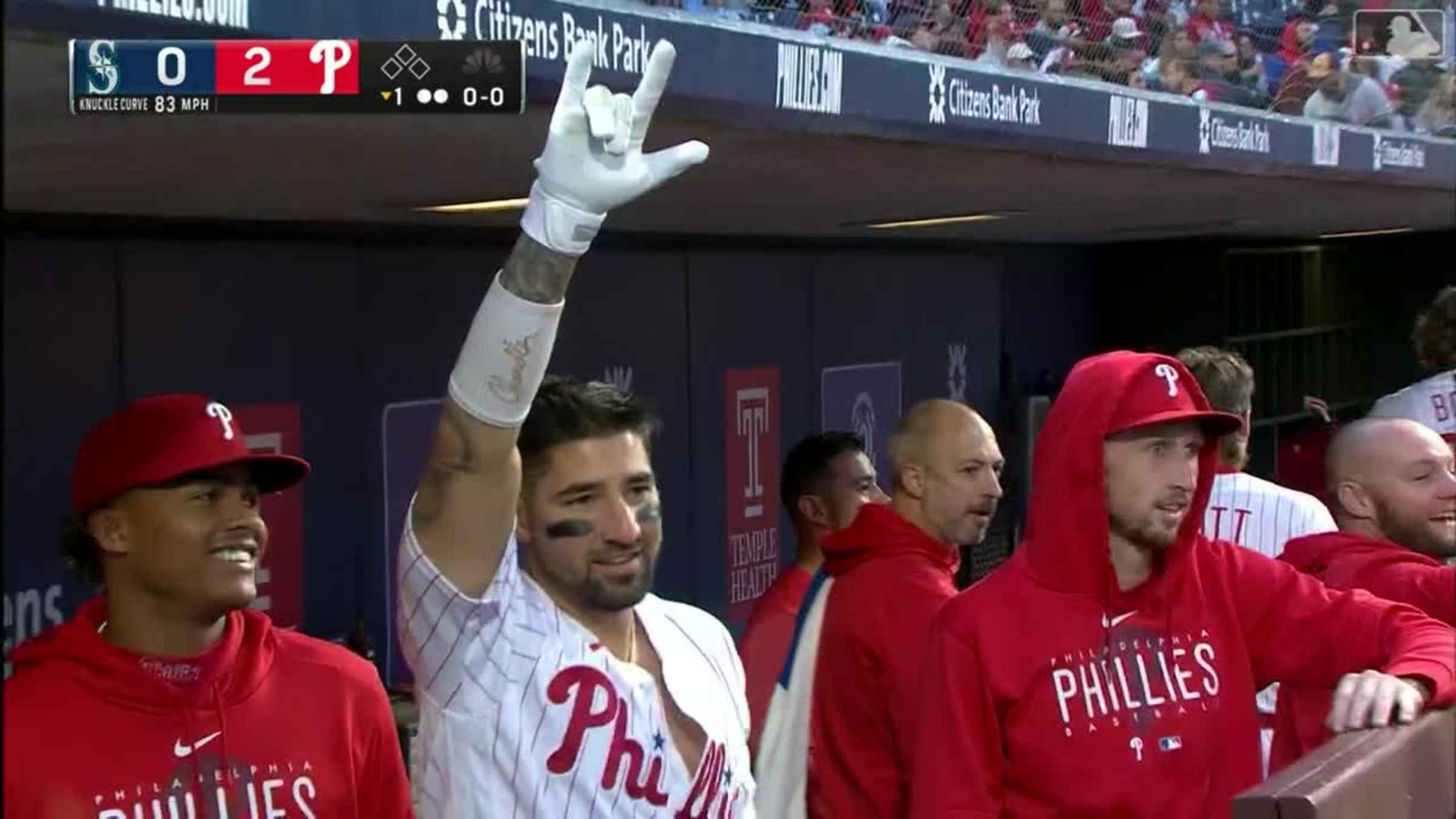 Nick Castellanos' second homer, 10/11/2023