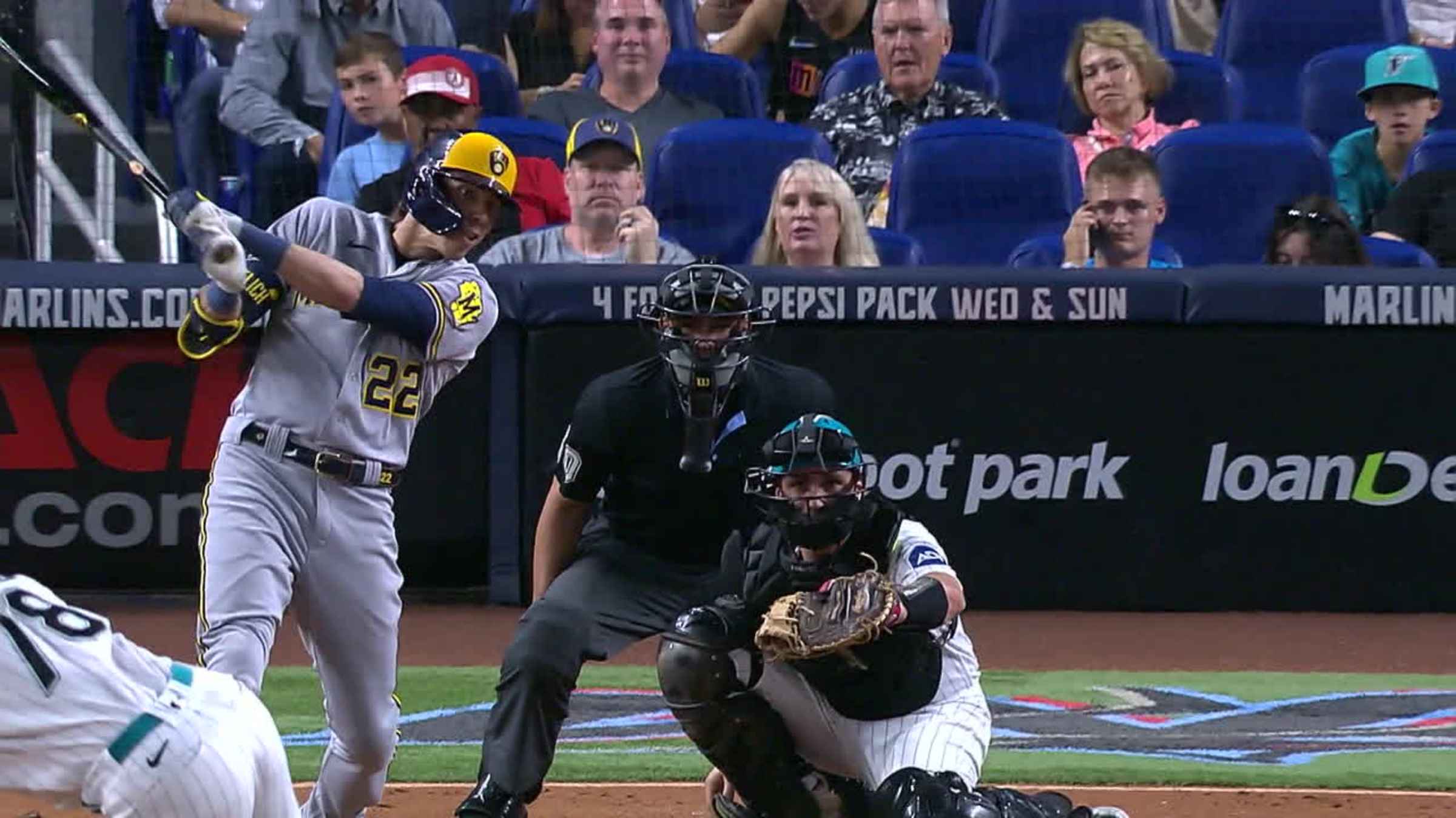 Christian Yelich's first two-homer game in over two years leads