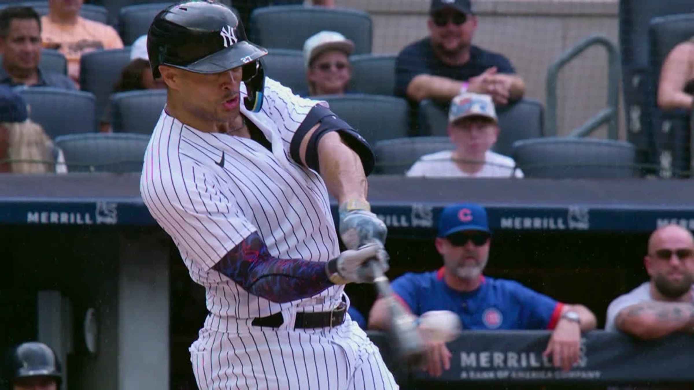 August 22, 2018: New York Yankees right fielder Giancarlo Stanton