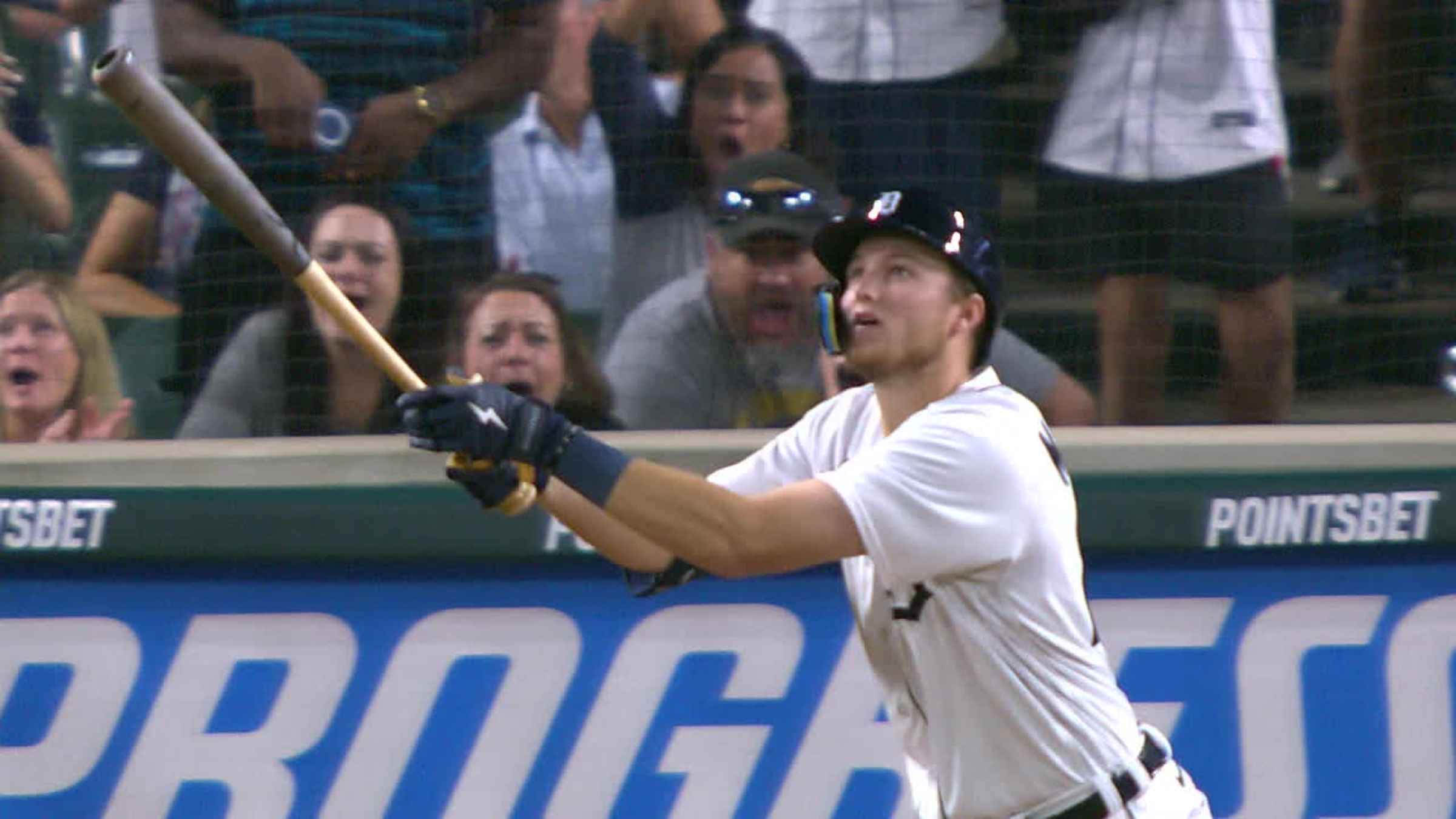 Tigers rookie Parker Meadows hits first career homer in ninth to