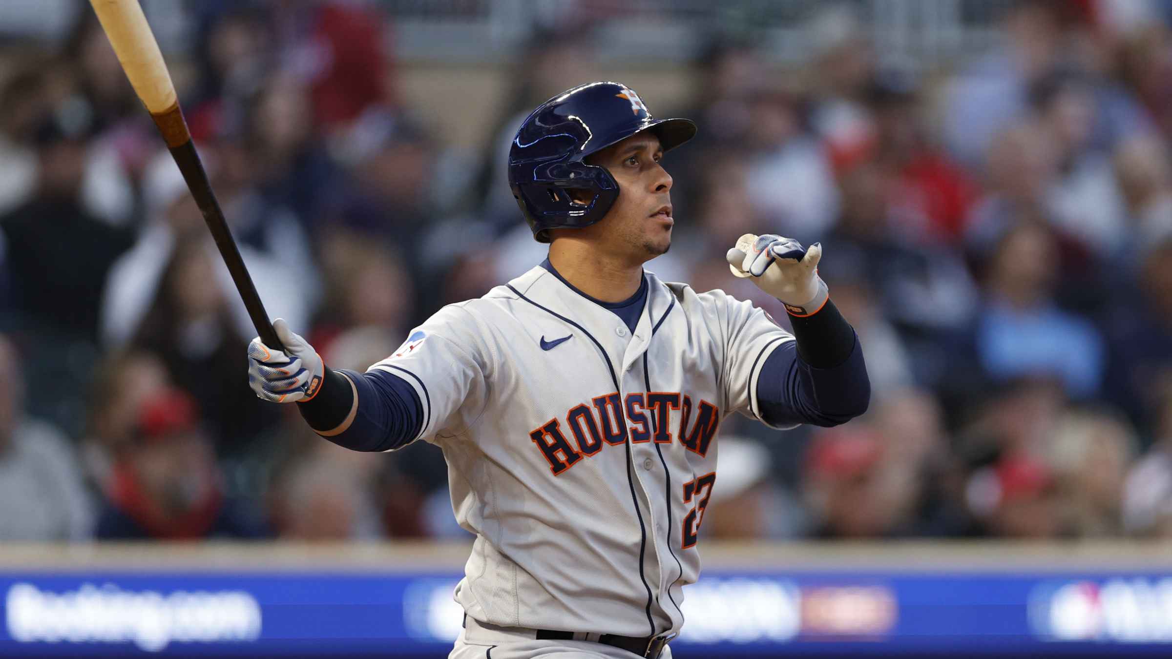 Michael Brantley's two-run homer, 04/24/2022