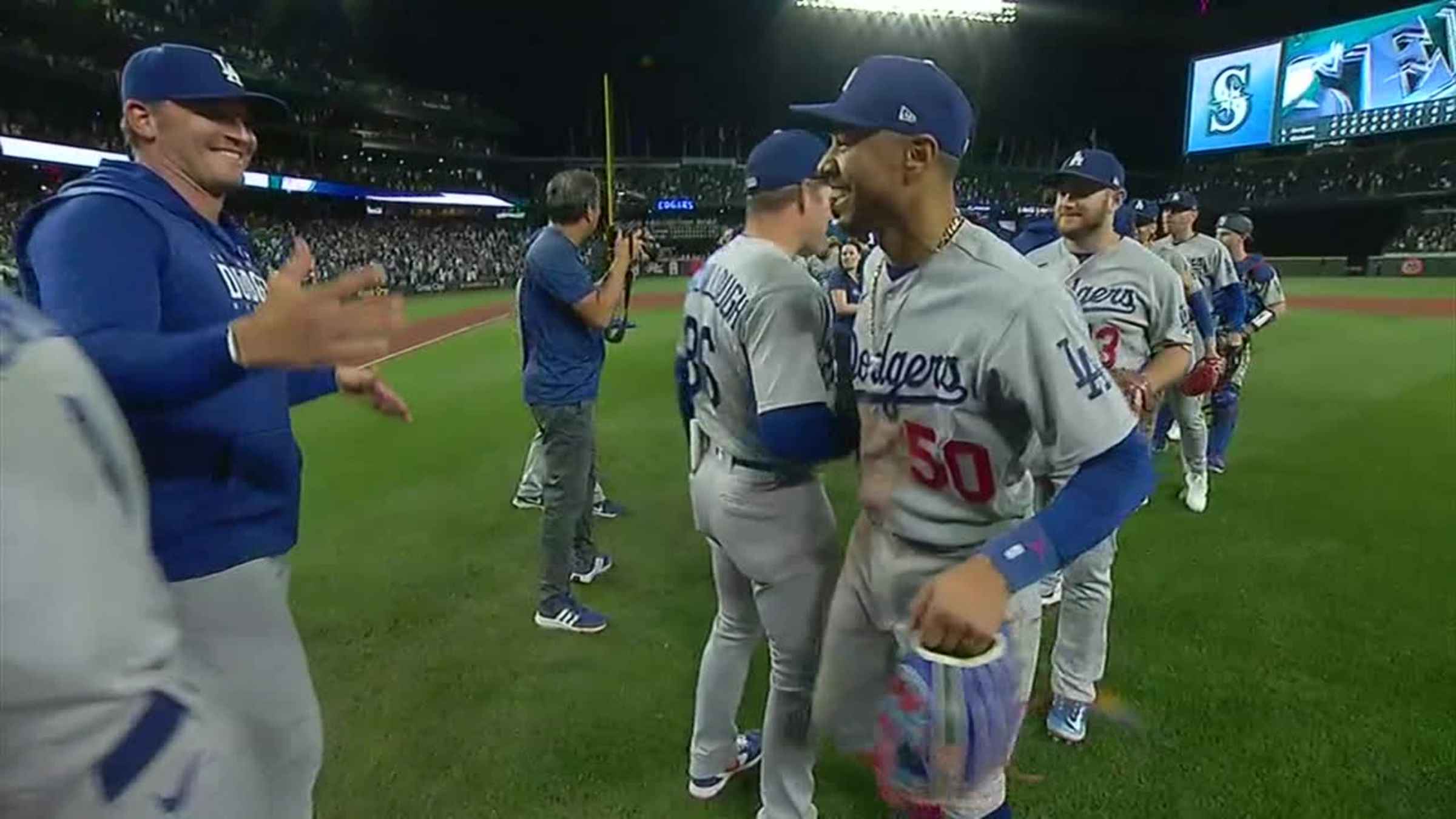 Dodgers win the NL West yet again, celebrate somewhat mildly