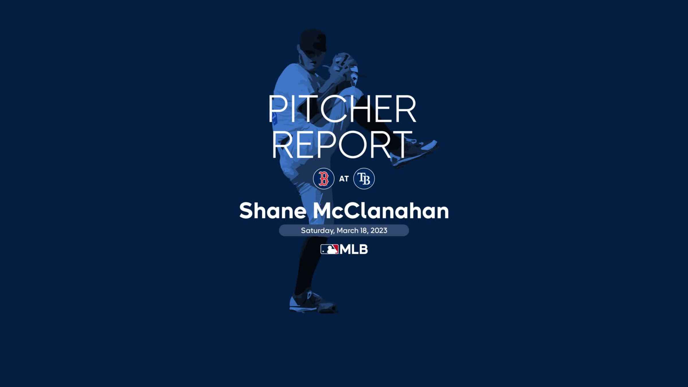 MLB Tampa Bay Rays - Shane Mcclanahan 23 Poster