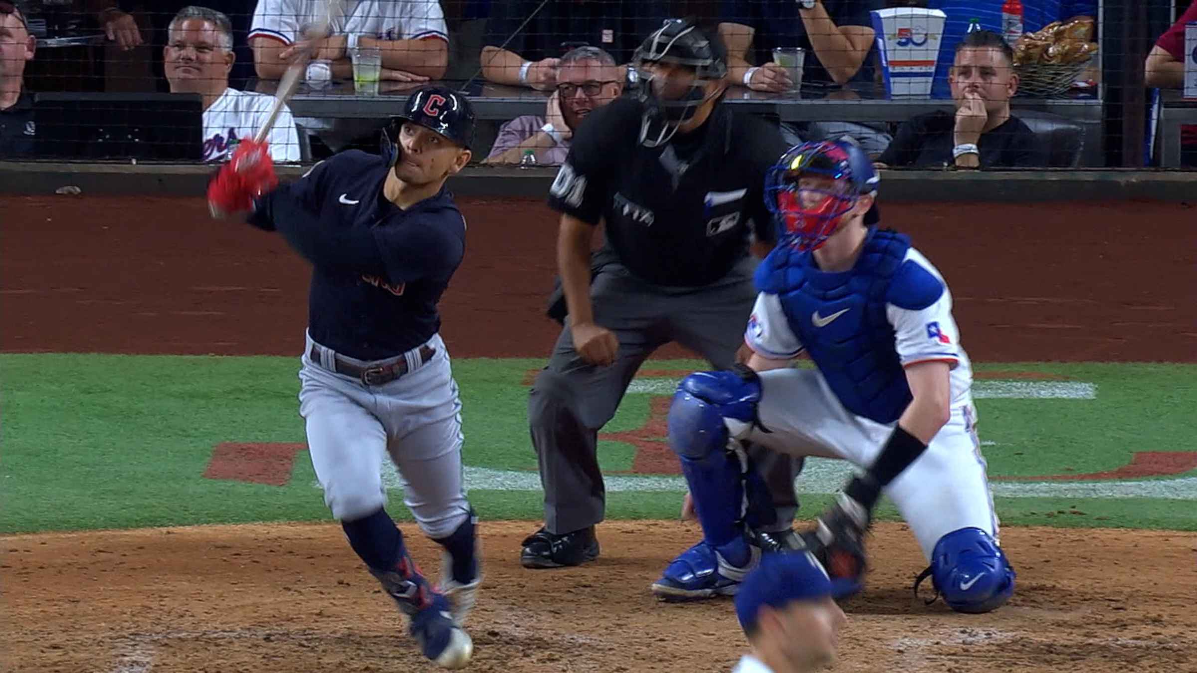 Oscar Gonzalez's solo homer (5), 08/24/2022