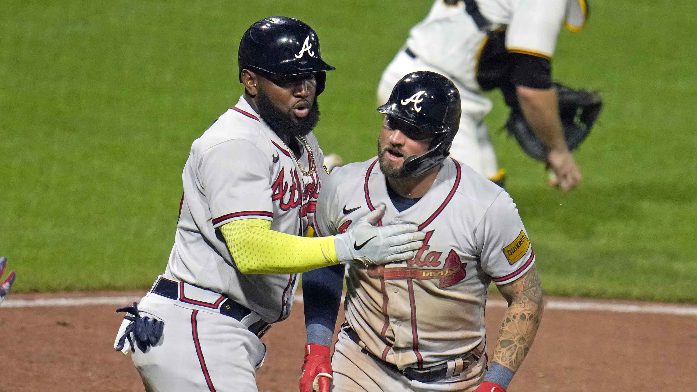 Ronald Acuna Jr. injury update: Braves OF exits game after being hit by  pitch - DraftKings Network