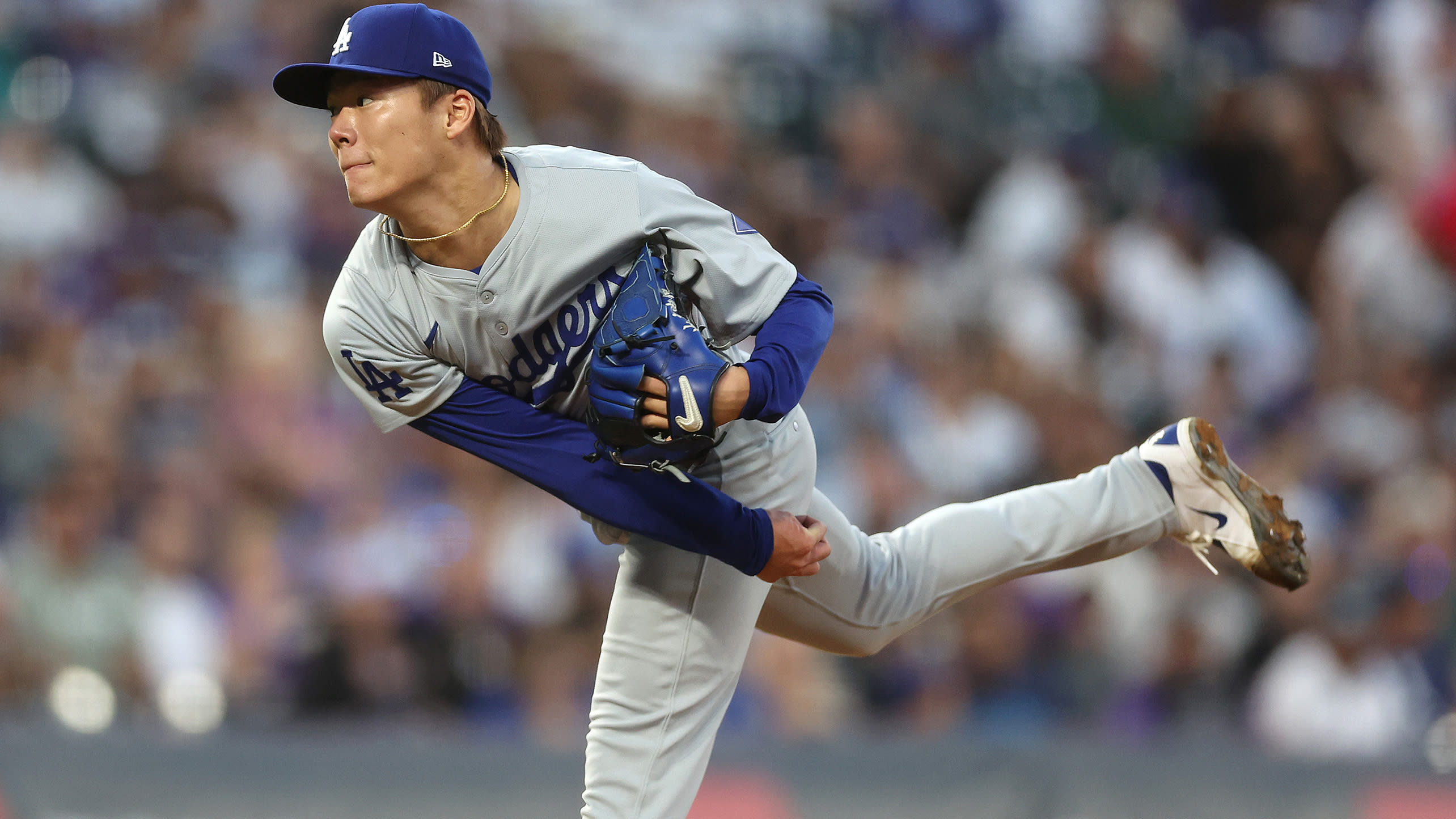 Yoshinobu Yamamoto is one of the pitchers who will be key to the Dodgers' postseason