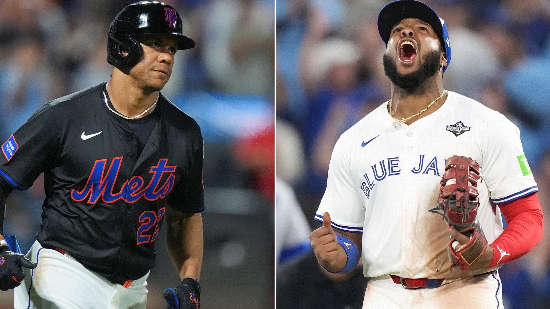 A split of Juan Soto and Vladimir Guerrero Jr.