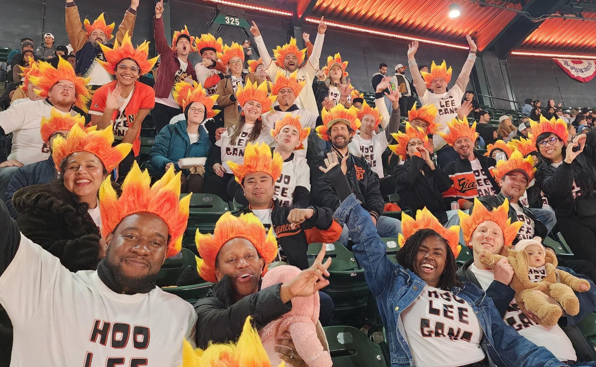 Members of the Jung Hoo Lee fanclub