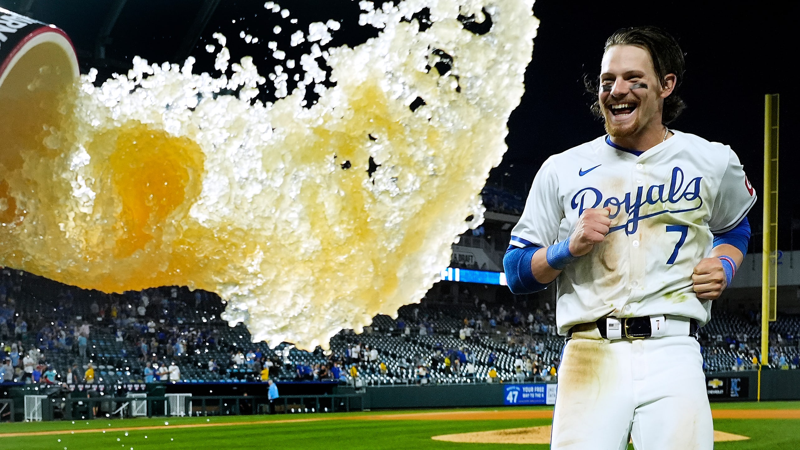 Bobby Witt Jr. avoids the ice bath