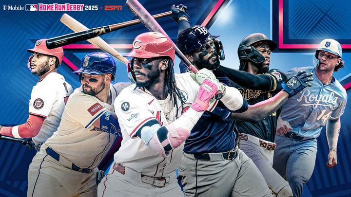 James Wood, Cal Raleigh, Elly De La Cruz, Junior Caminero, Oneil Cruz and Jac Caglianone are intriguing first-time Home Run Derby candidates