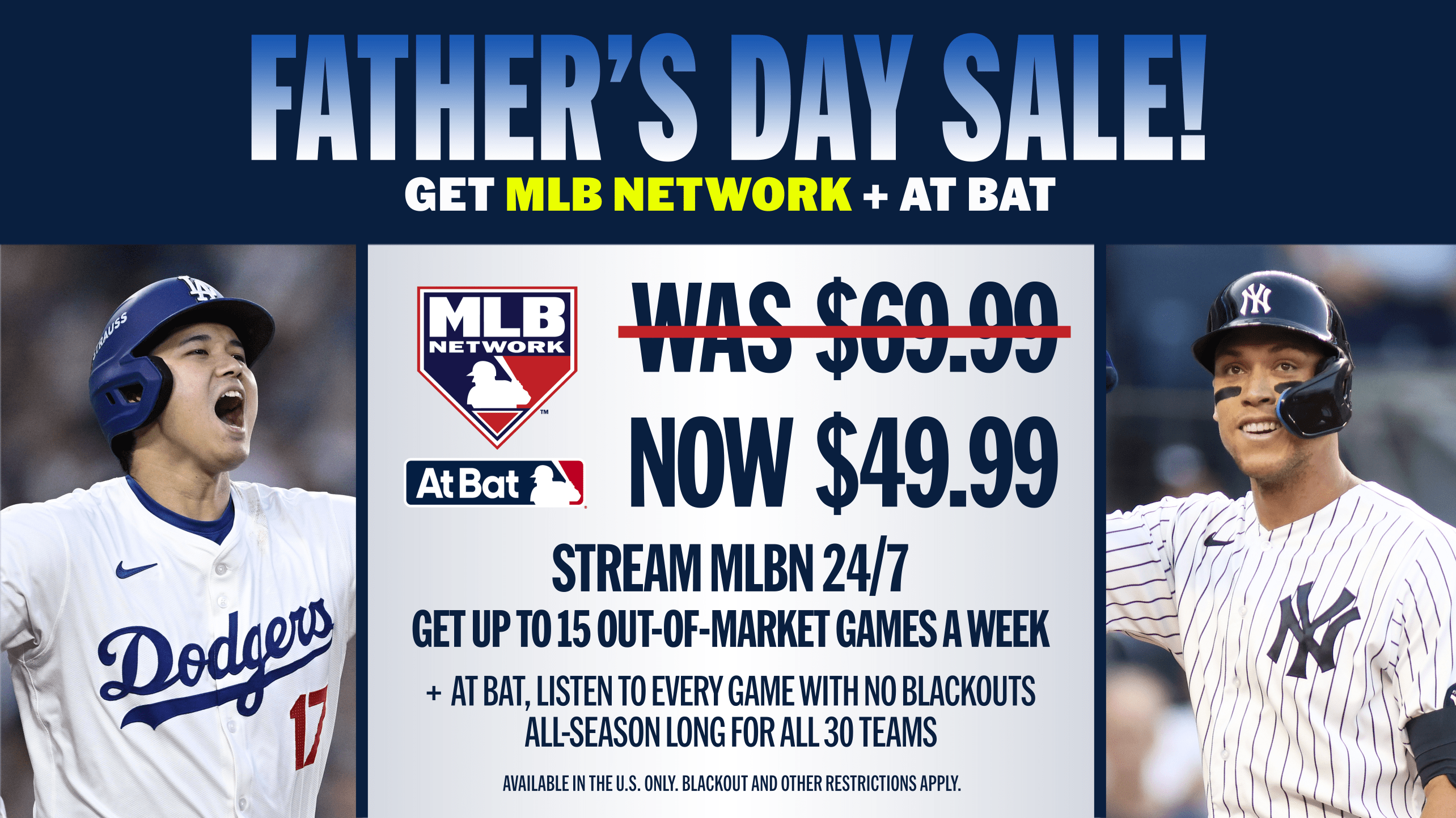 MLB Network has a Father's Day sale through Tuesday