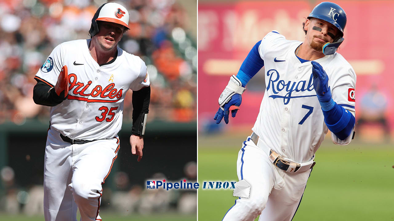 The Orioles' Adley Rutschman and the Royals' Bobby Witt Jr. are quite the 1-2 Draft combo