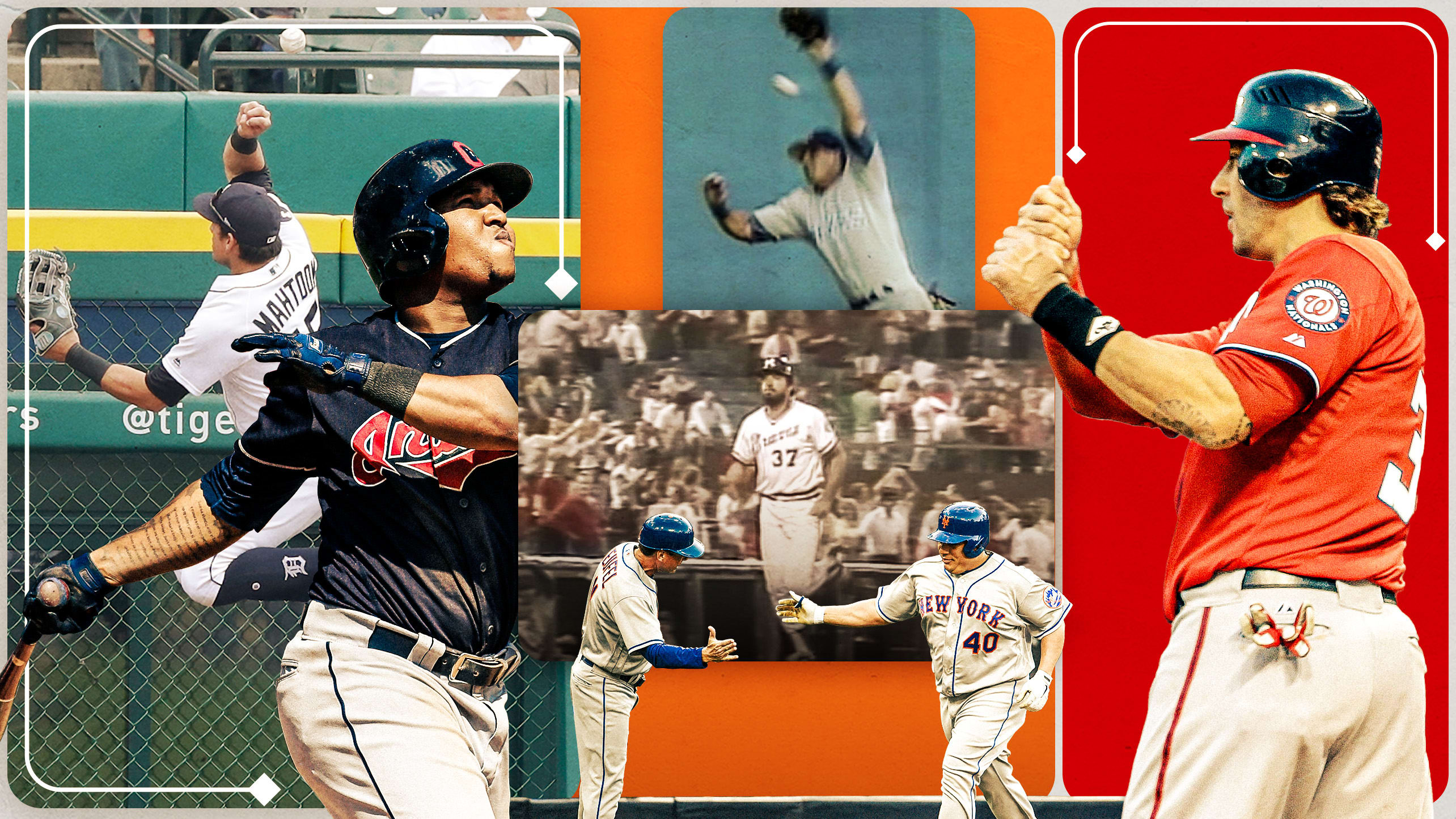 José Ramírez, Rick Camp, Bartolo Colon and Mike Morse have hit some unconventional home runs