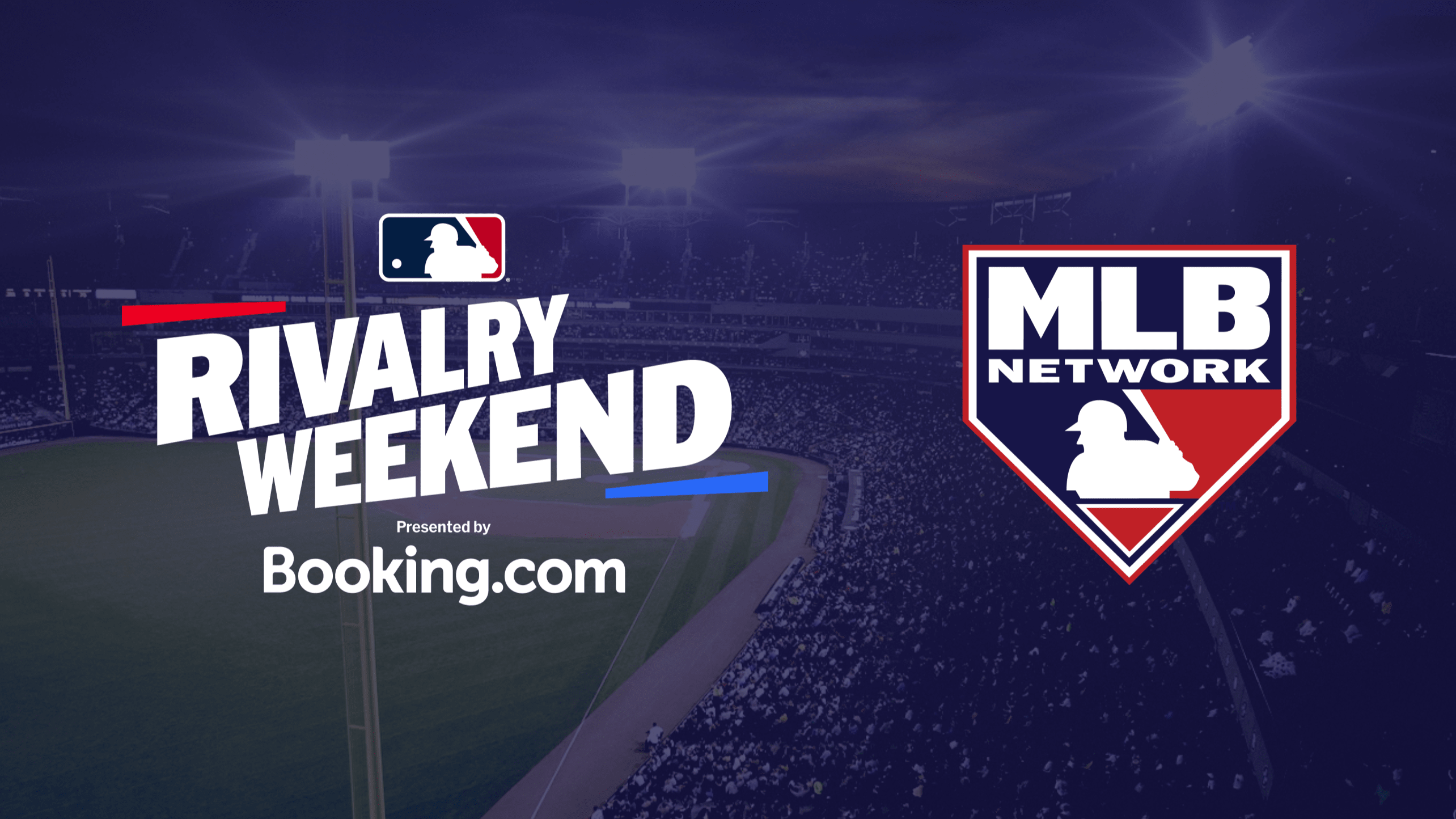 Logos for Rivalry Weekend and MLB Network