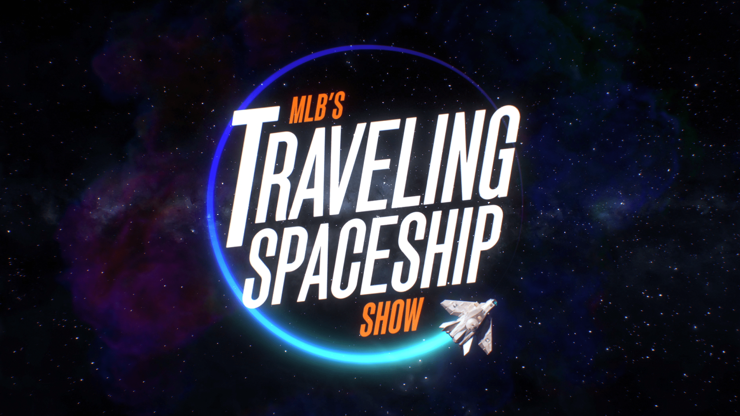 Logo for MLB's Traveling Spaceship Show