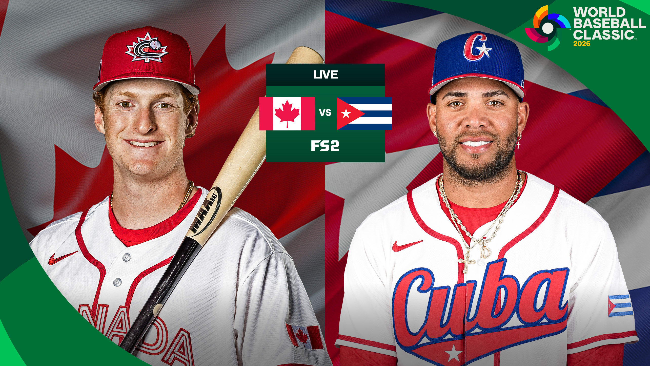 Canada vs. Cuba: LIVE on FS2