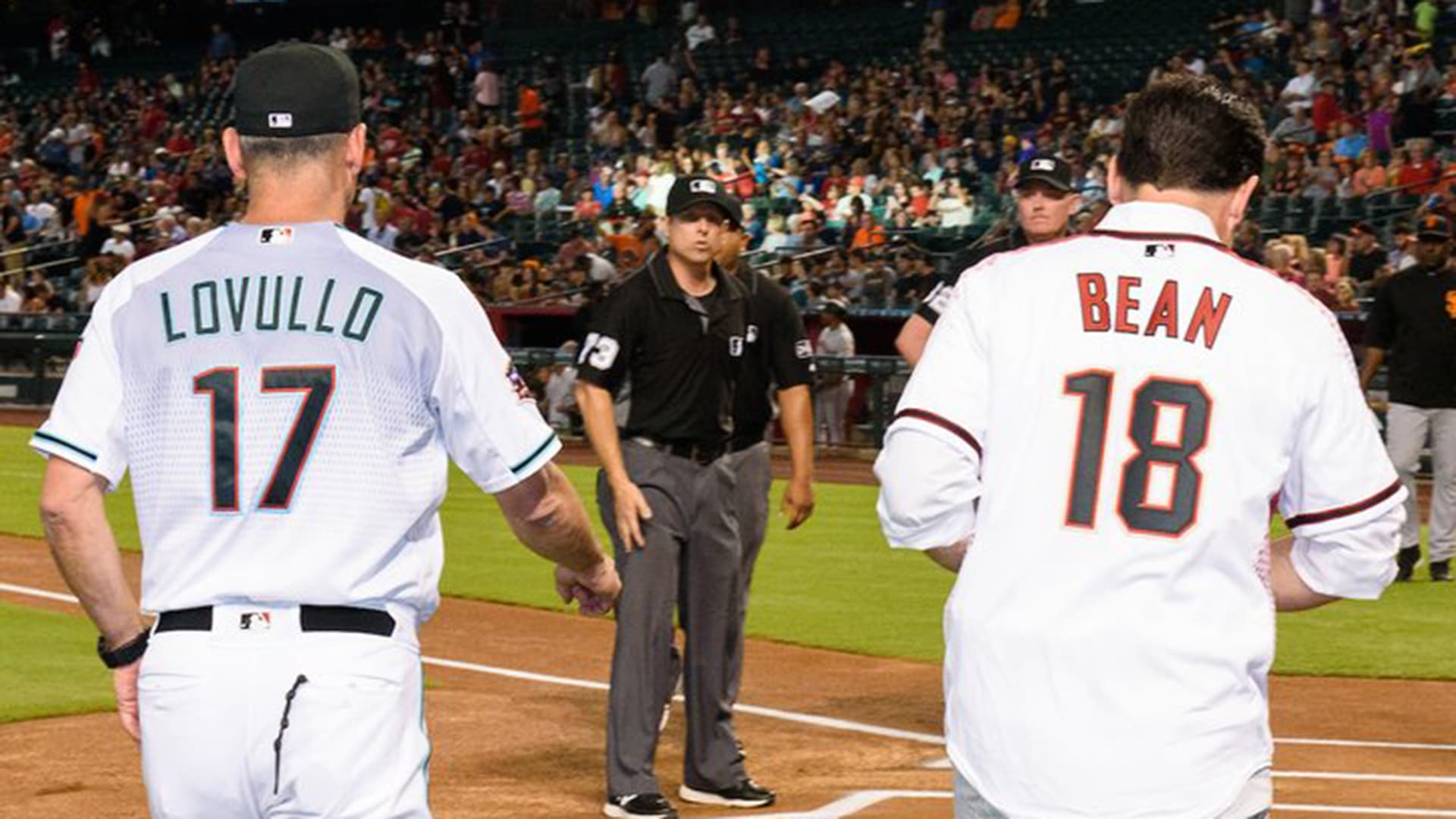 Torey Lovullo and Billy Bean