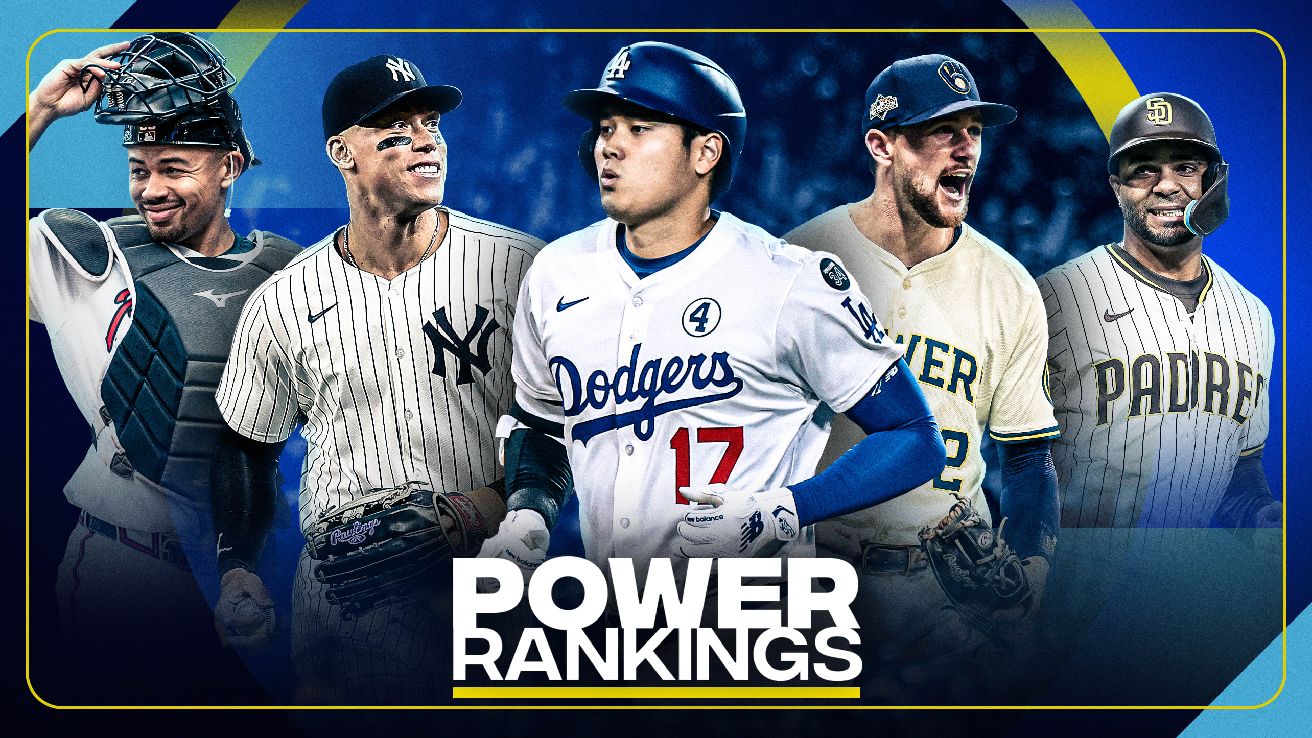 Drake Baldwin, Aaron Judge, Shohei Ohtani, Brice Turang and Xander Bogaerts